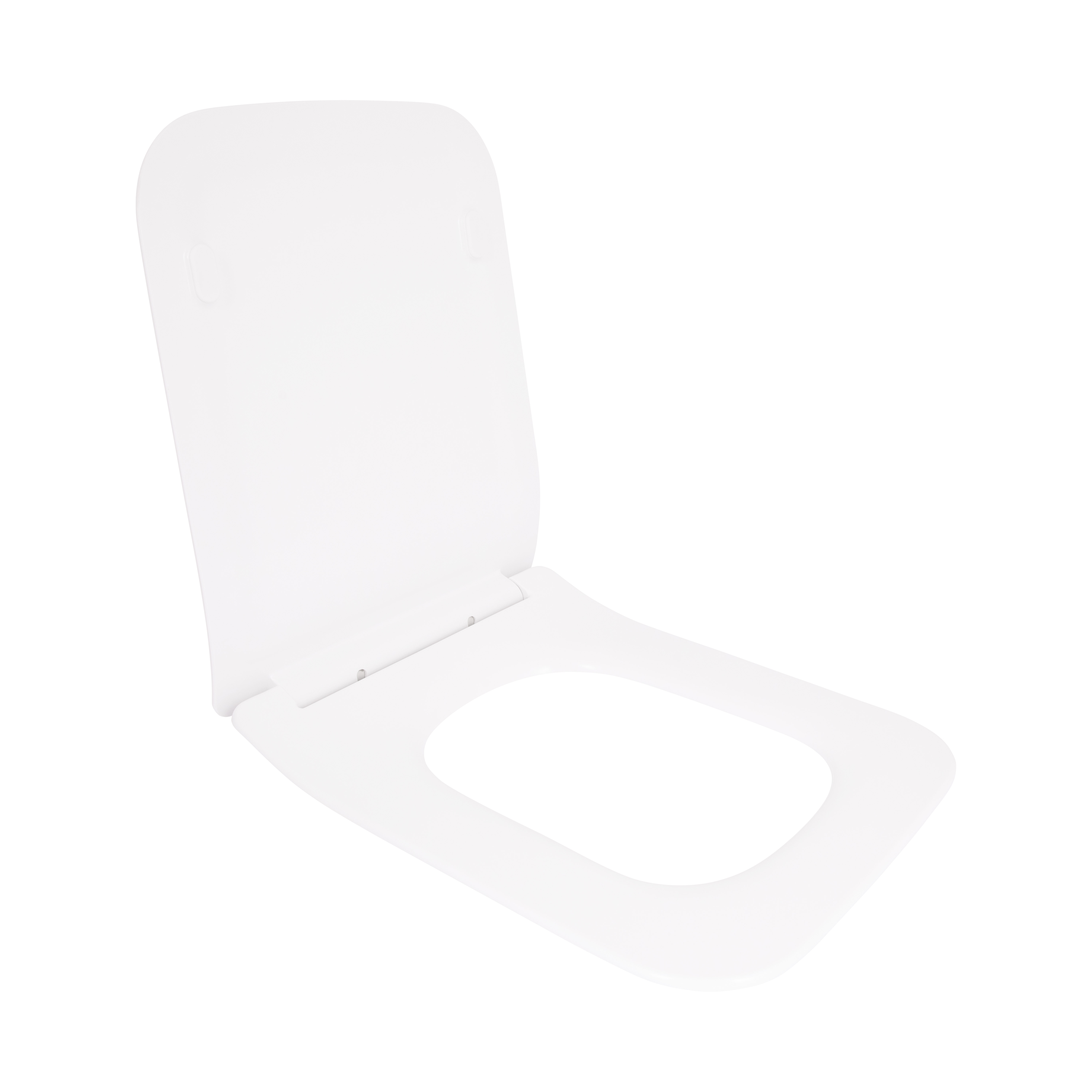 Qtap Сидіння для унітаза (Crow 640) 460x350x47 мм, White, з мікроліфтом, Slim Duroplast, Quick Release QTSC179W48700