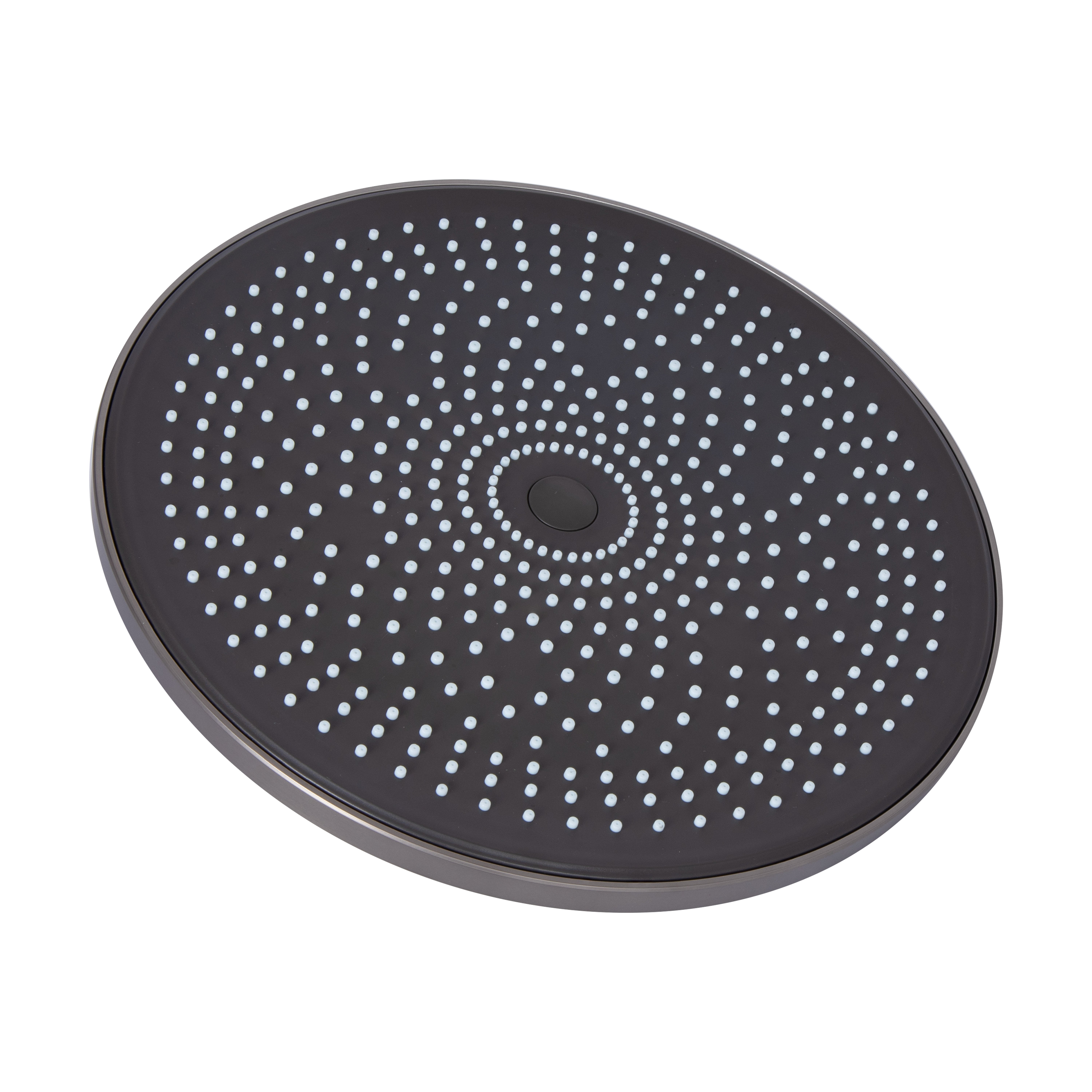 Душова система для душу Qtap Slavonice на два споживачі QTSLA110GMB45913 Gunmetal Black PVD