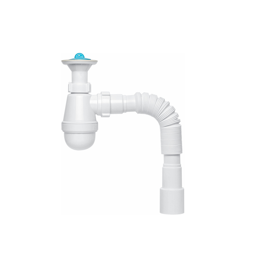 Сифон для раковини KronoPlast 1 1/4''х40 мм з литим випуском SТ12000043 (Т1050)