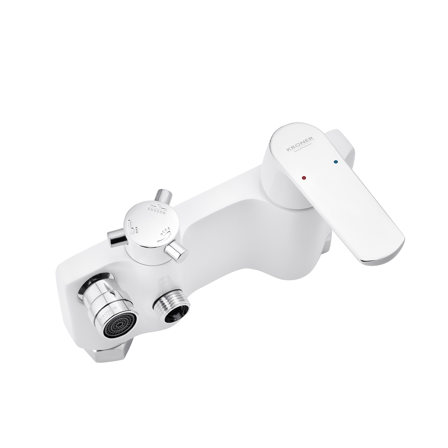 Набор 3 в 1 душова система Kroner Armada-W063 + змішувач Armada-W010 + змішувач Bidet-C082