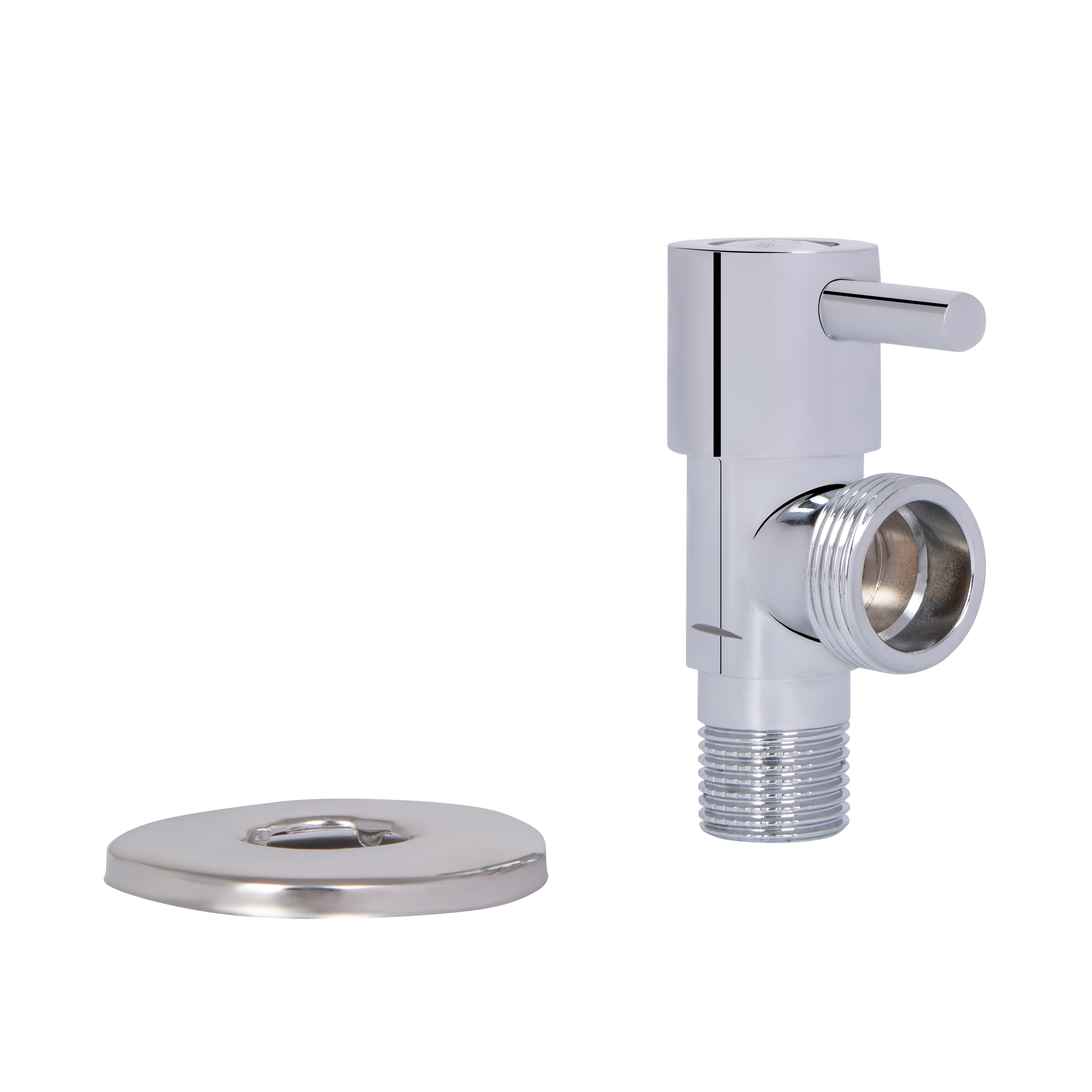 Кран кутовий Thermo Alliance Standart (ручка паличка) з керам.буксою 1/2"Н х 3/4"Н SF343W1520