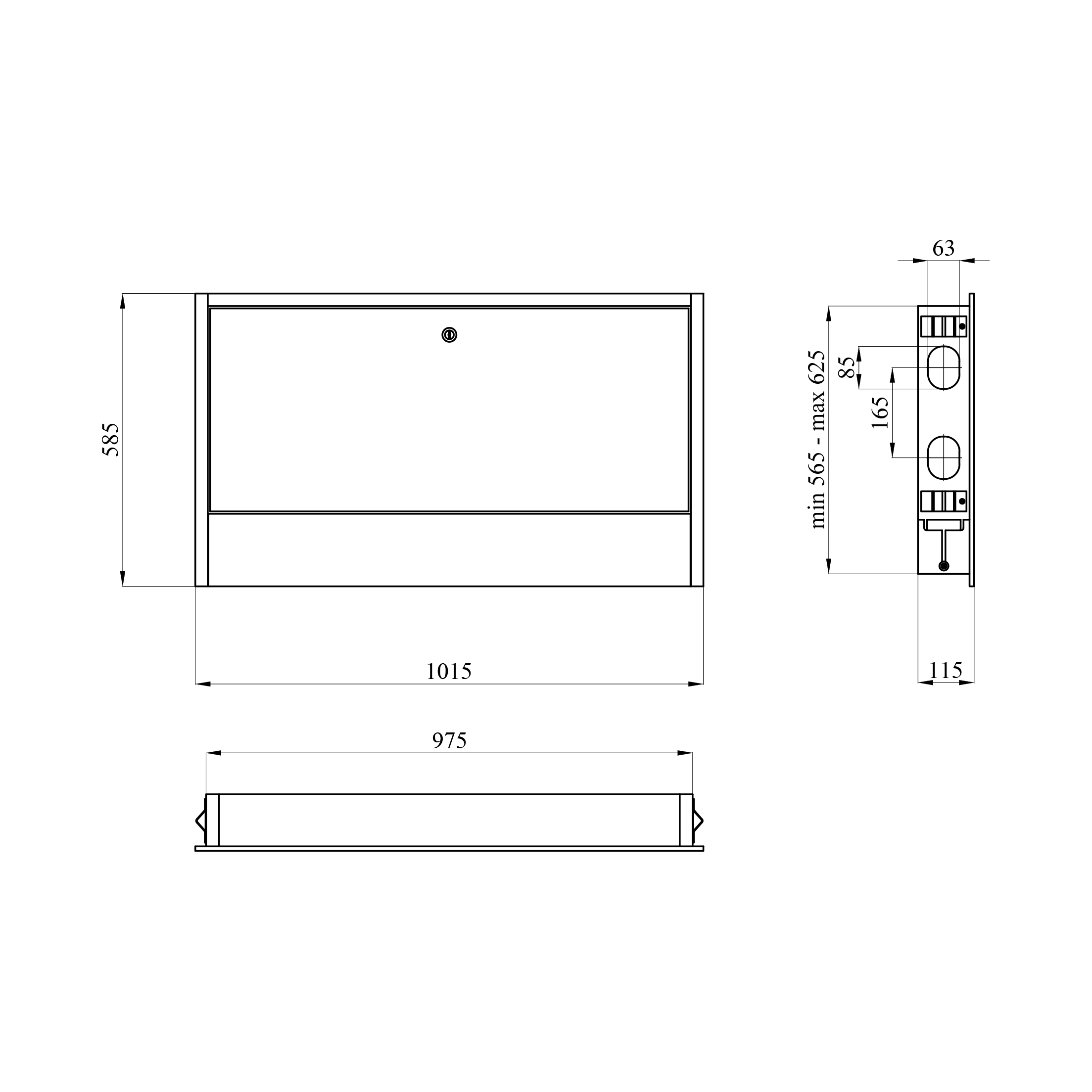Шафа колекторна Український легіон на 14 виходів 970х580х110 мм  ШКВ-05
