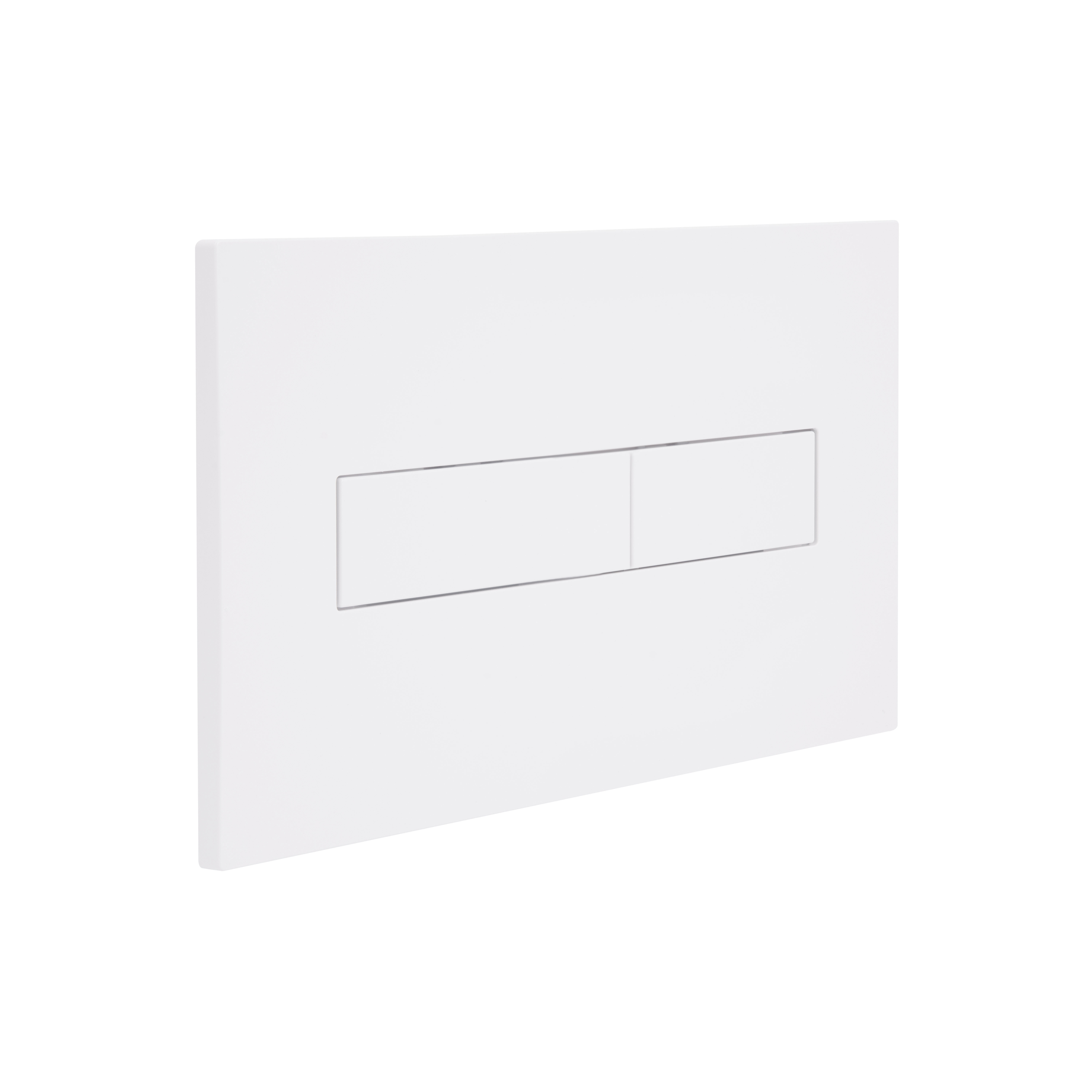 Клавіша змиву Qtap Standard 152x236x28 мм, White, лінійна QTSTD164W49471