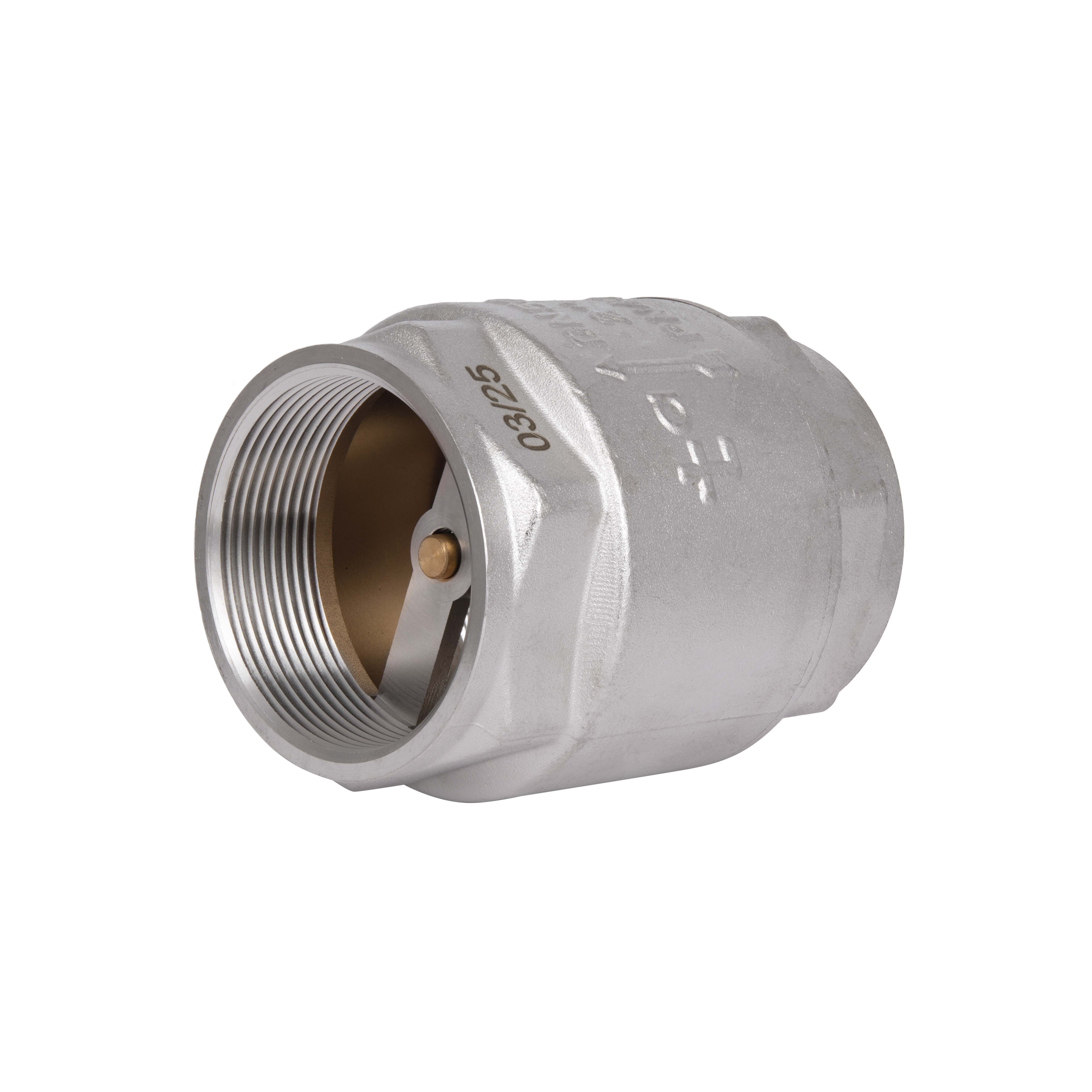 Зворотний клапан із латунним штоком Thermo Alliance Forte 2"ВВ нікель TAF240W50