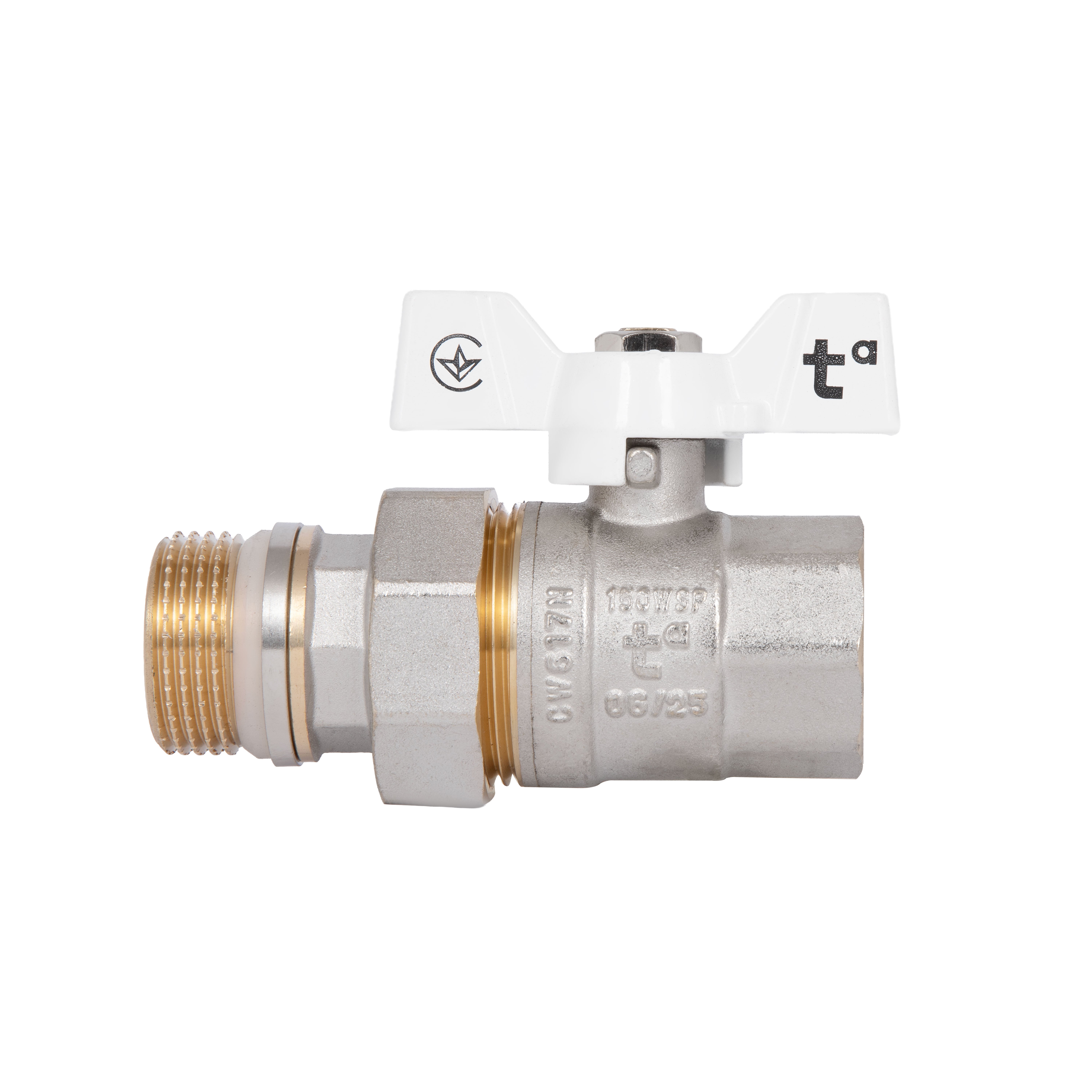 Кран Американка Thermo Alliance Standart з антипротіканням 1" PN40 конус SD900NW25PN40