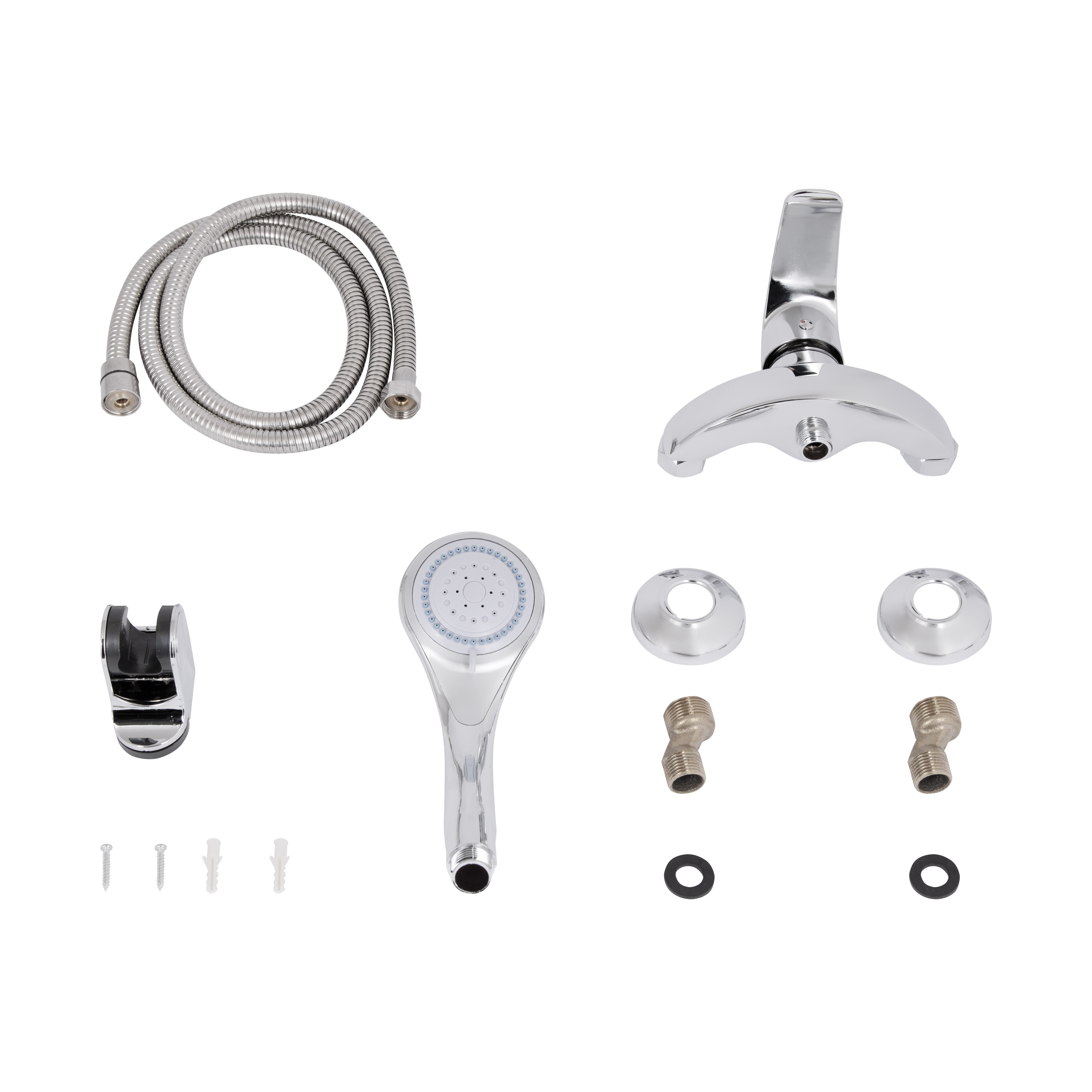 Змішувач для душу Lidz Mars 010 (з душовим гарнітуром) (k40) LDMAR010CRM34892 Chrome