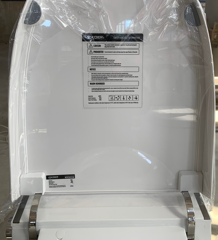 Унітаз-біде підлоговий з електронним управлінням KOER TB-0202 SMART 680x405x455mm із вбудованим бачком (KR6072)