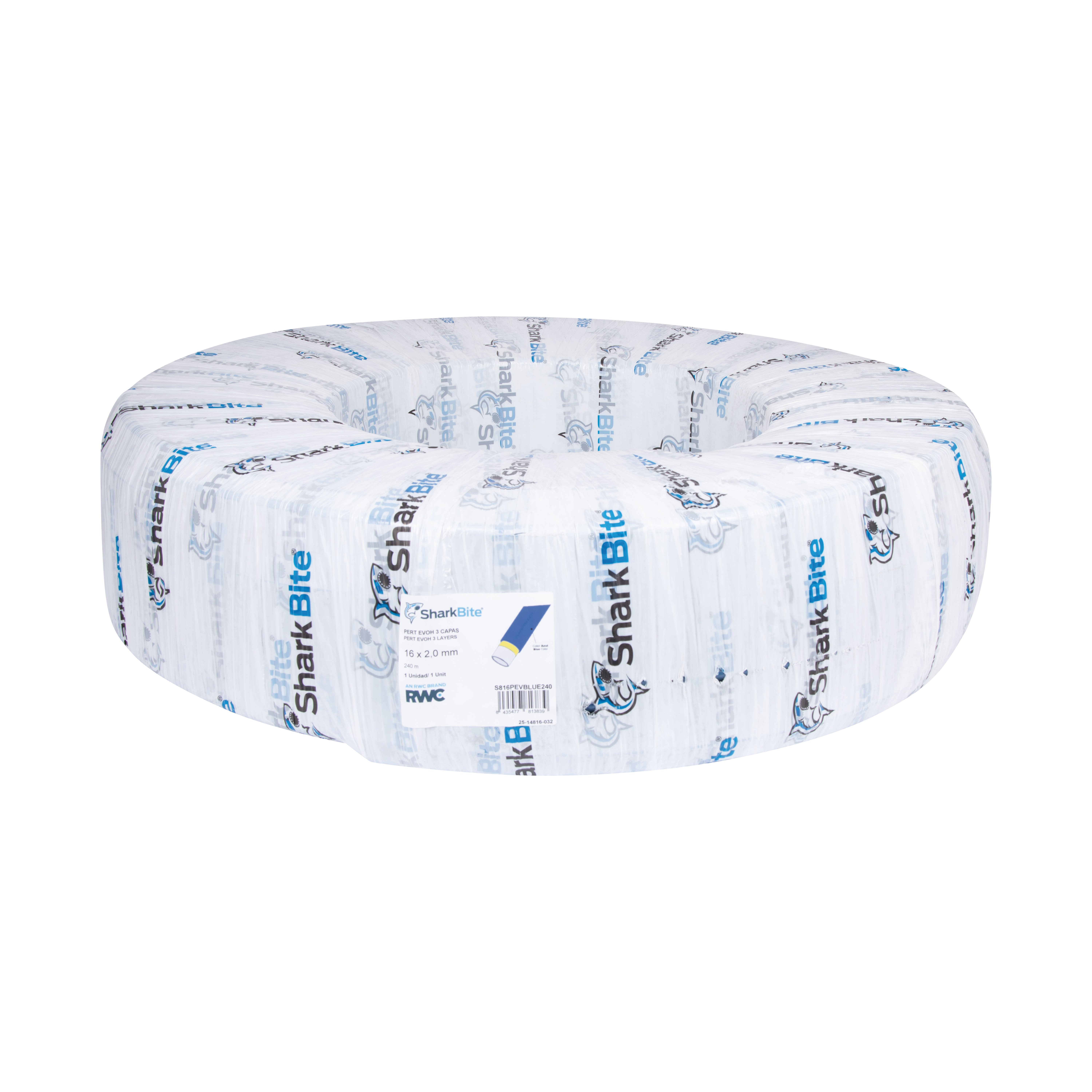 Труба PE-RT SharkBite EVOH BLUE 16х2 мм, 240 м