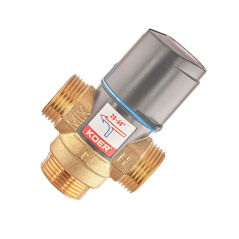 Клапан змішувальний термостатичний 1'' (20*C-60*C) KOER KR.1268 (KR5845)