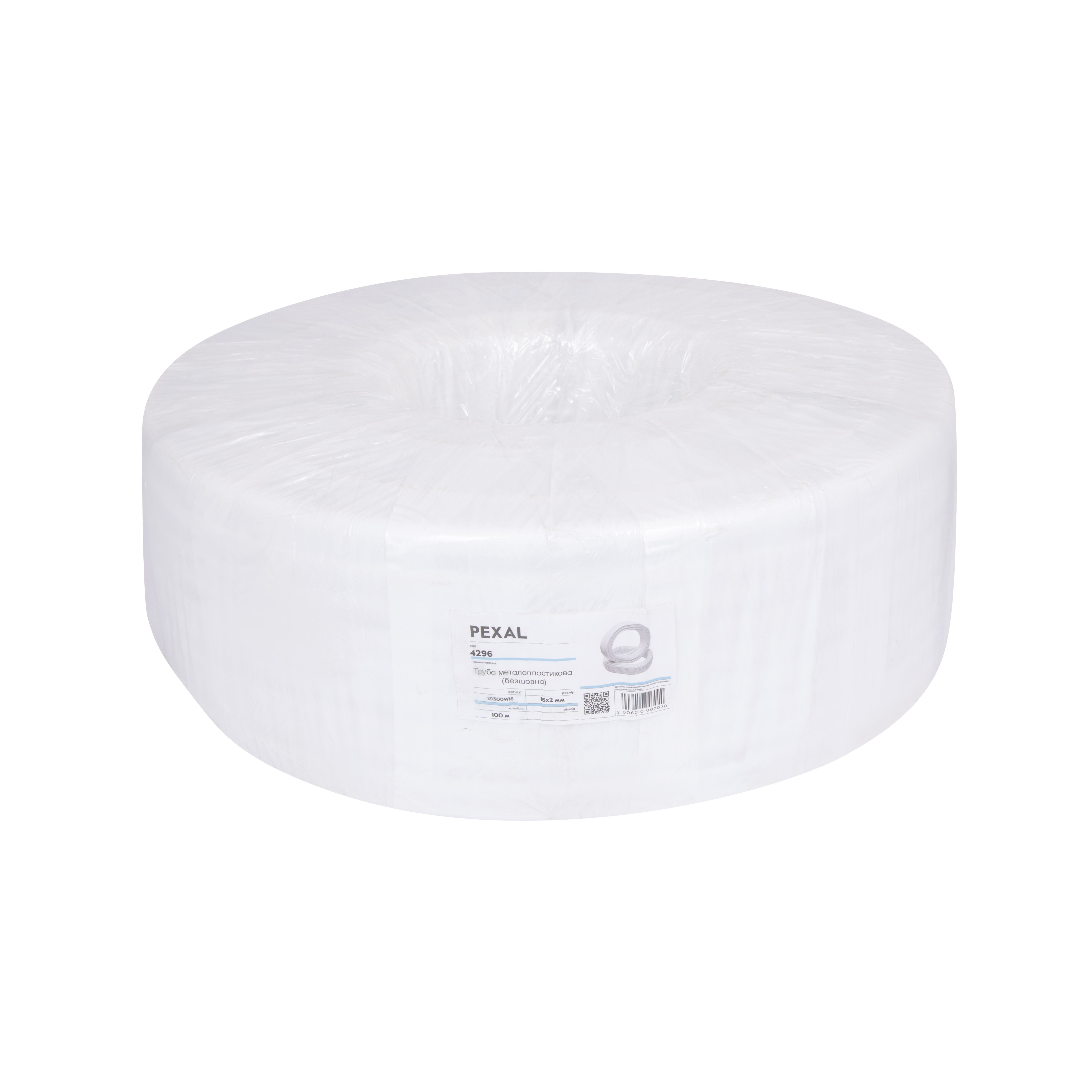 Труба металопластикова PEXAL PERT/AL/PERT 16х2 мм, 100 м SD300W16