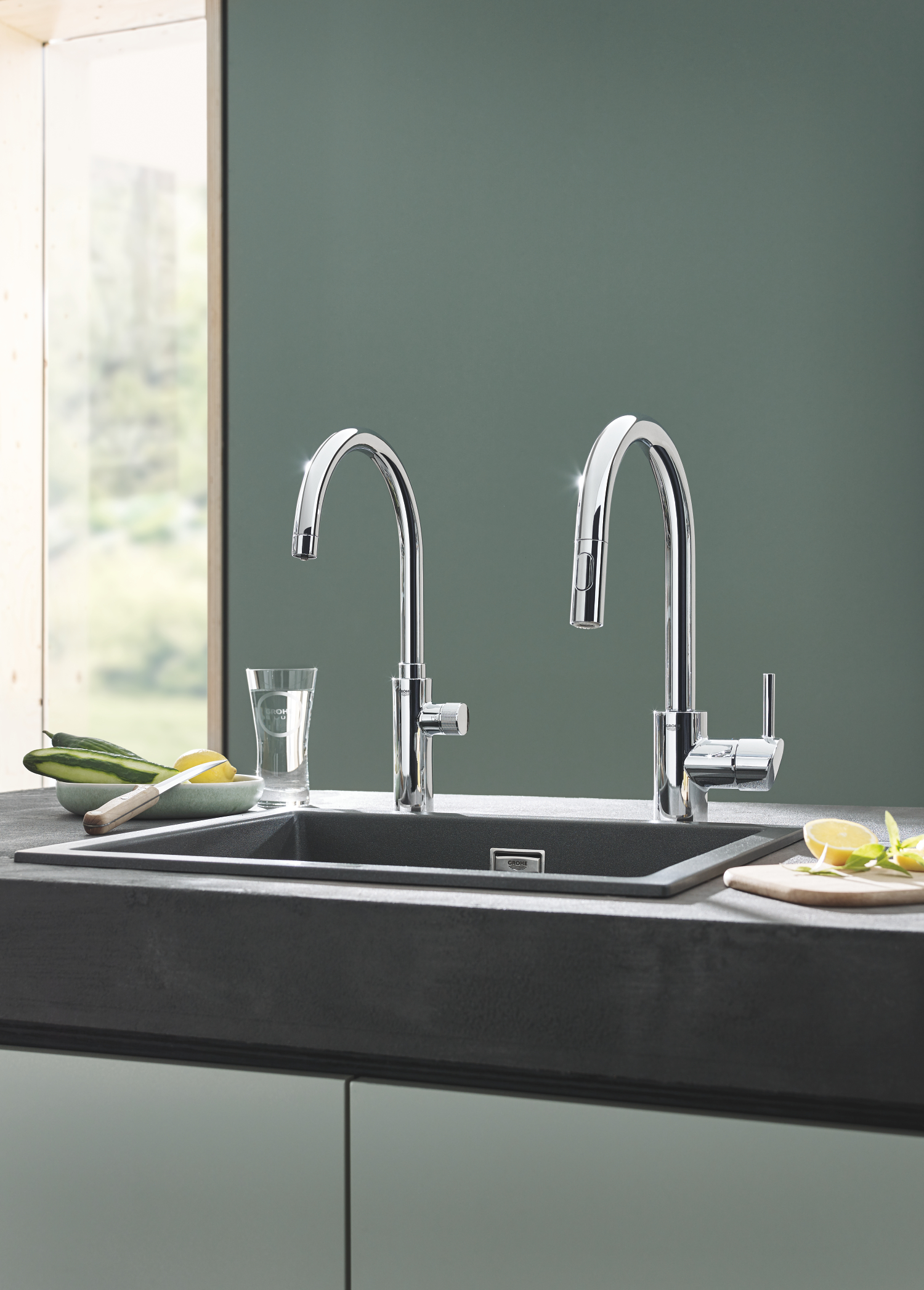 Комплект змішувача для кухні із фільтром Grohe Blue Pure (30387000)