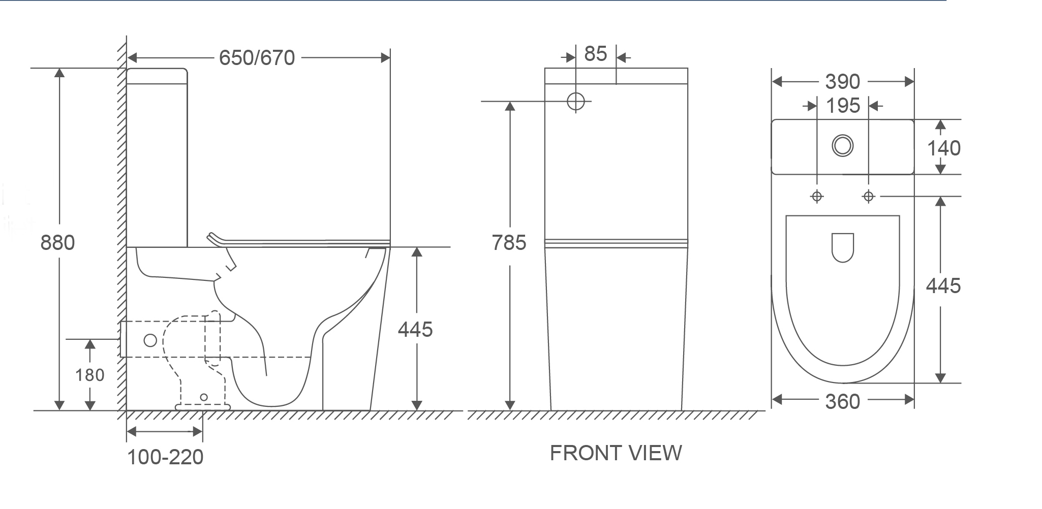 Унітаз-компакт MIXXUS PREMIUM BEVEL-0402-R 670х390х880mm система змиву RIMLESS (MP6474)
