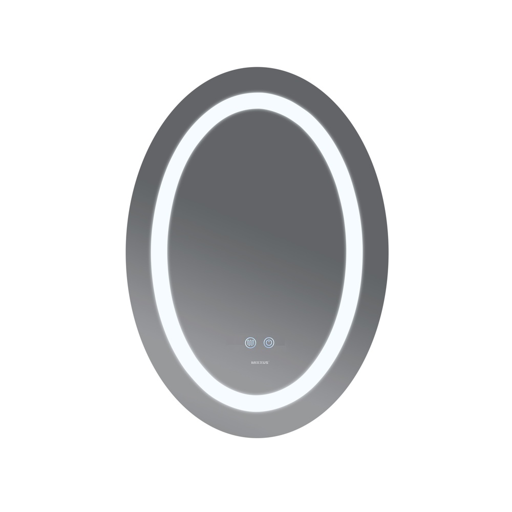 Дзеркало MIXXUS PLAIN MV03-50x70 з LED Touch, Anti-fog, димером, рег. яскравості (MI6664)
