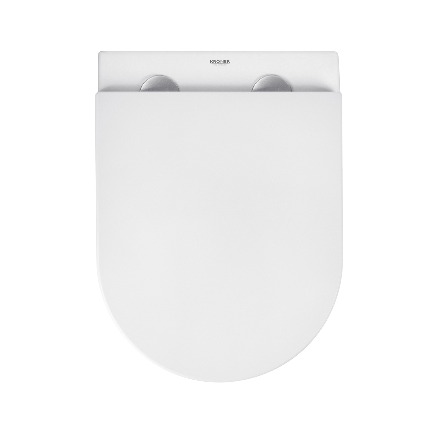 Унітаз підвісний Kroner Harz WHI493736 RIMLESS безобідковий з сидінням Slim Duroplast / Soft-close / Quick relase (KH493736WHIR)