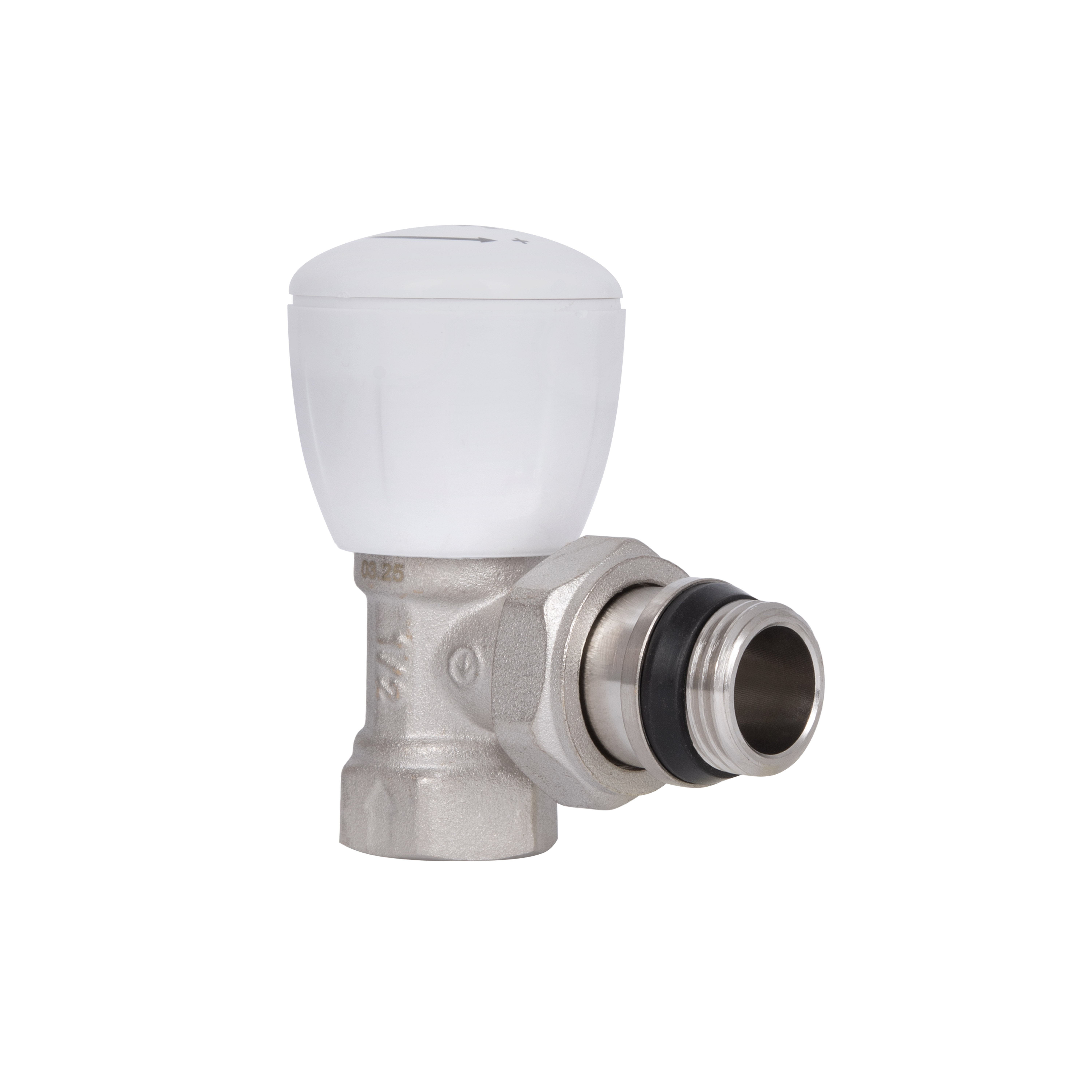 Кран радіаторний Thermo Alliance Standart Powerful 1/2" з антипротіканням кутовий SF232W15