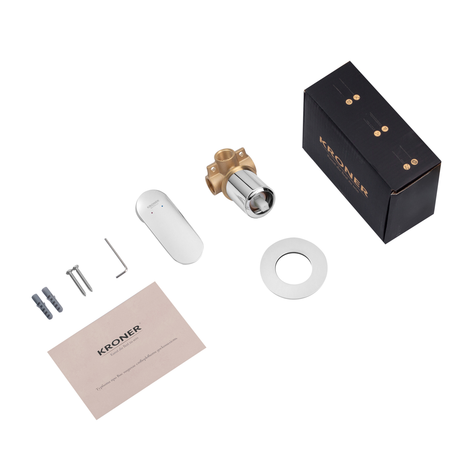 Змішувач прихованого монтажу для душу Kroner Element 211433-0101