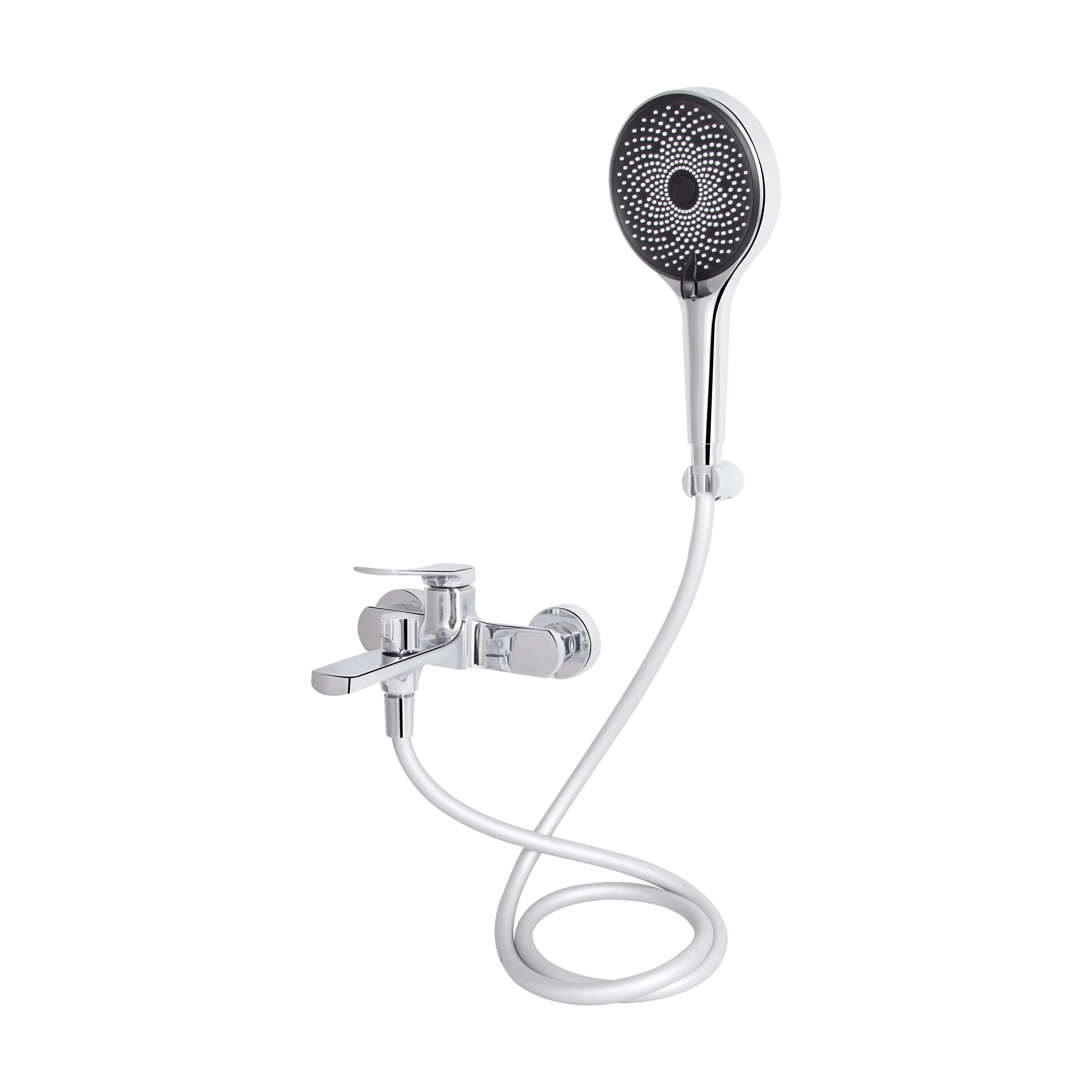 Змішувач для ванни Qtap Slavonice (з душовим гарнітуром) QTSLV259CRM48034 Chrome