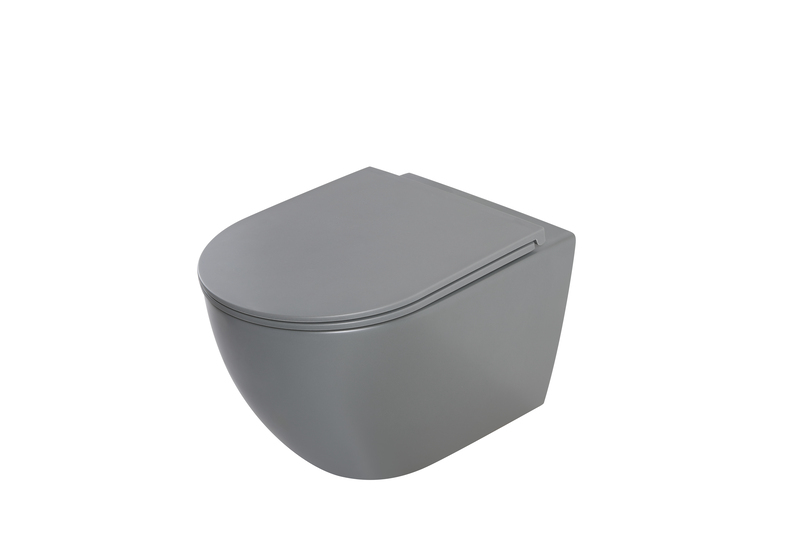 Комплект: MIXXUS PREMIUM ELLIPSE-SET-2101 GRAY Унітаз система змиву TORNADO 3.0+ Інсталяція KOER KT-0404 + панель KT-0604-07 GUN GRAY (MP6668)