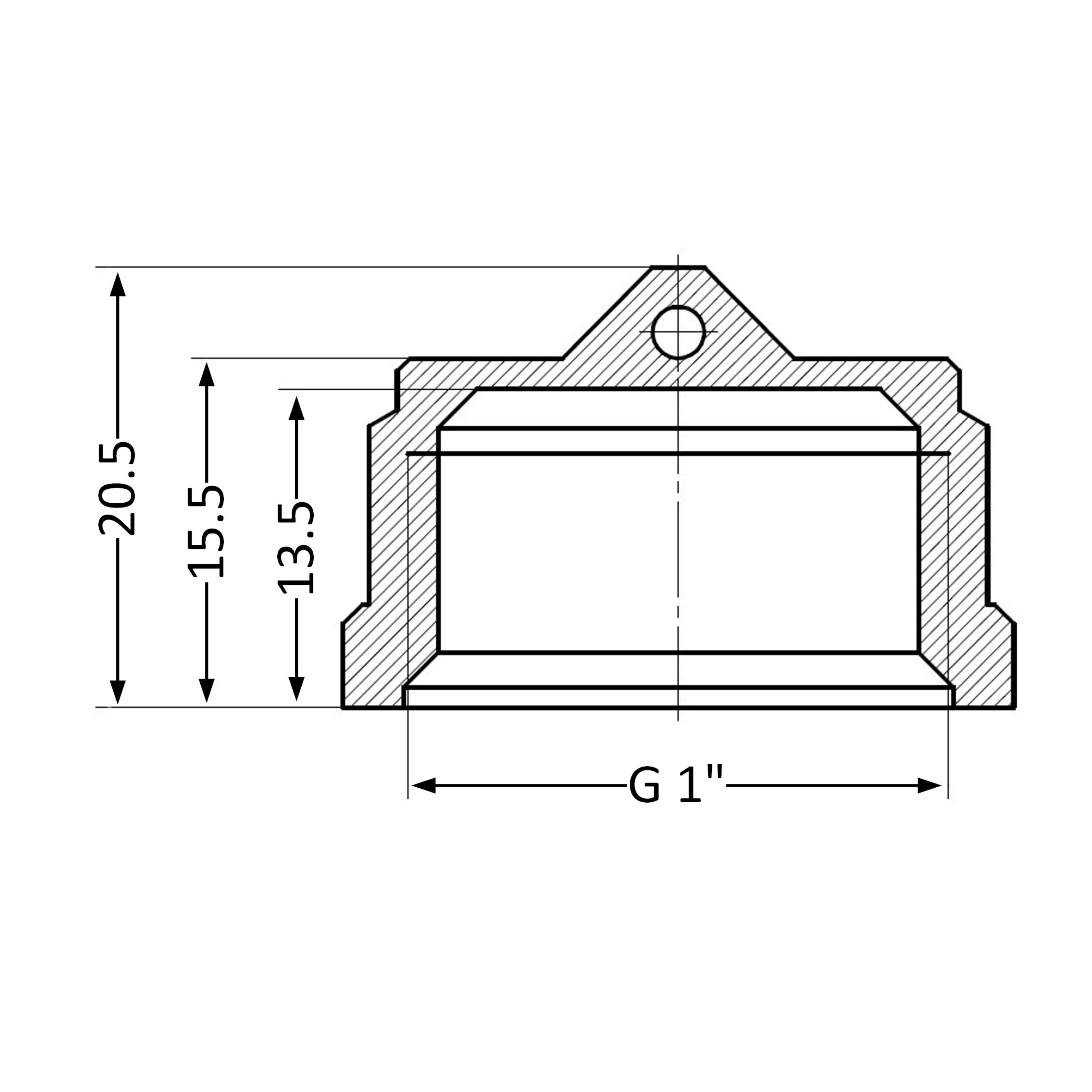 Заглушка Thermo Alliance Standart 1" ВР SD40225