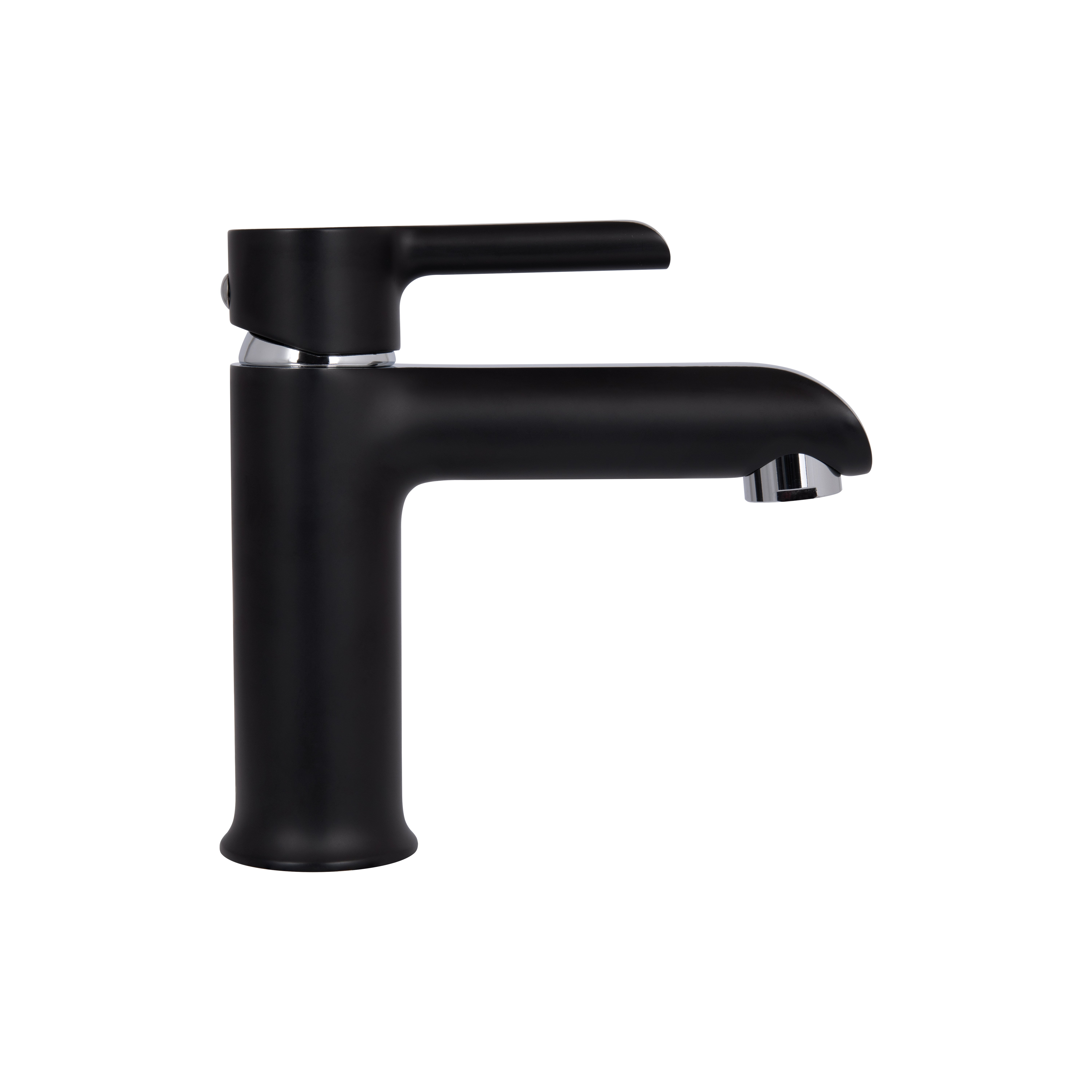 Змішувач для раковини Qtap Grand QTGRABCR001F Chrome/Black