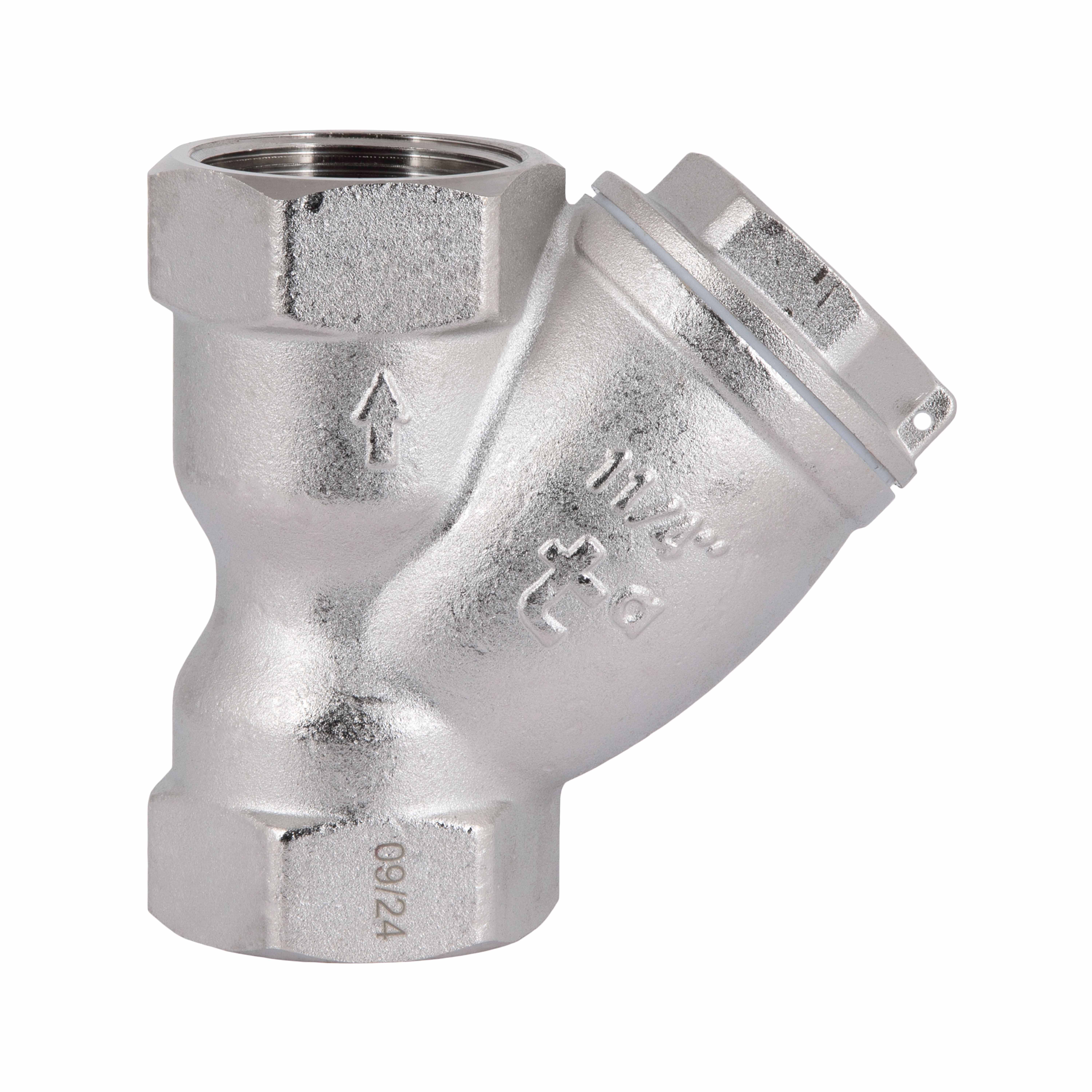 Фільтр грубої очистки Thermo Alliance Forte 1 1/4"ВВ нікель для води косий TAF124W32