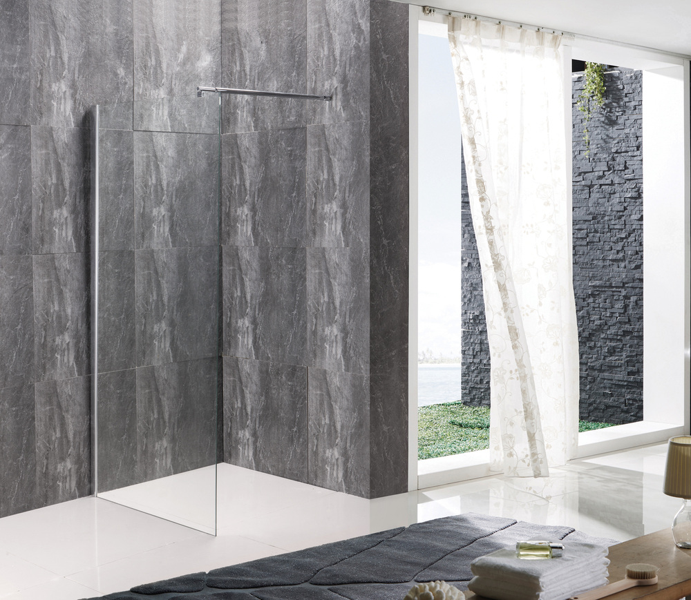 Душова перегородка Walk-In MIXXUS PREMIUM FLAT SP01-80x200-TR CHROME прозоре скло 8мм (MI6849)