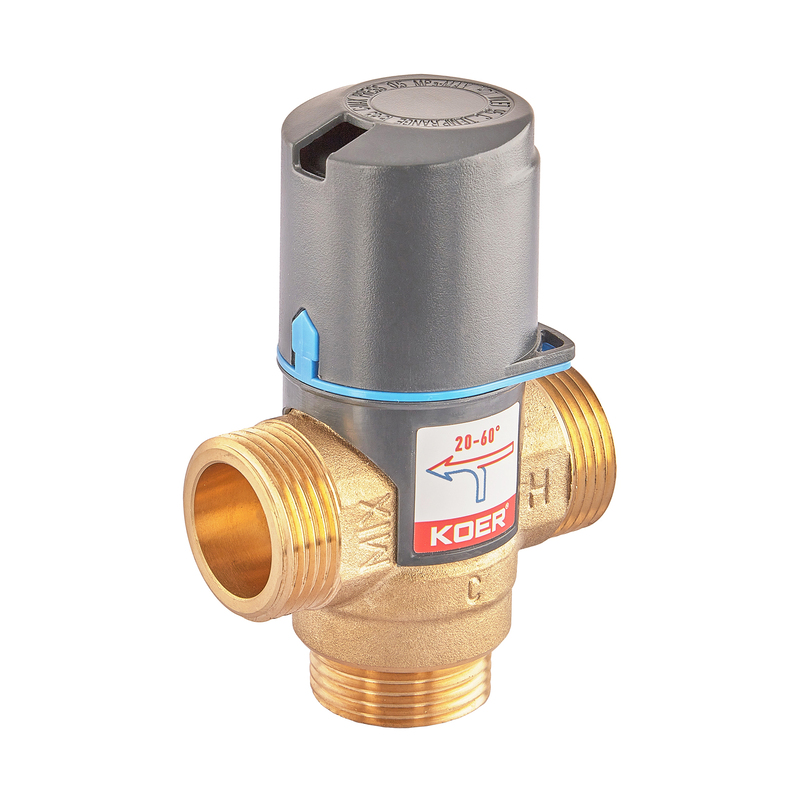 Клапан змішувальний термостатичний 1'' (20*C-60*C) KOER KR.1268 (KR5845)