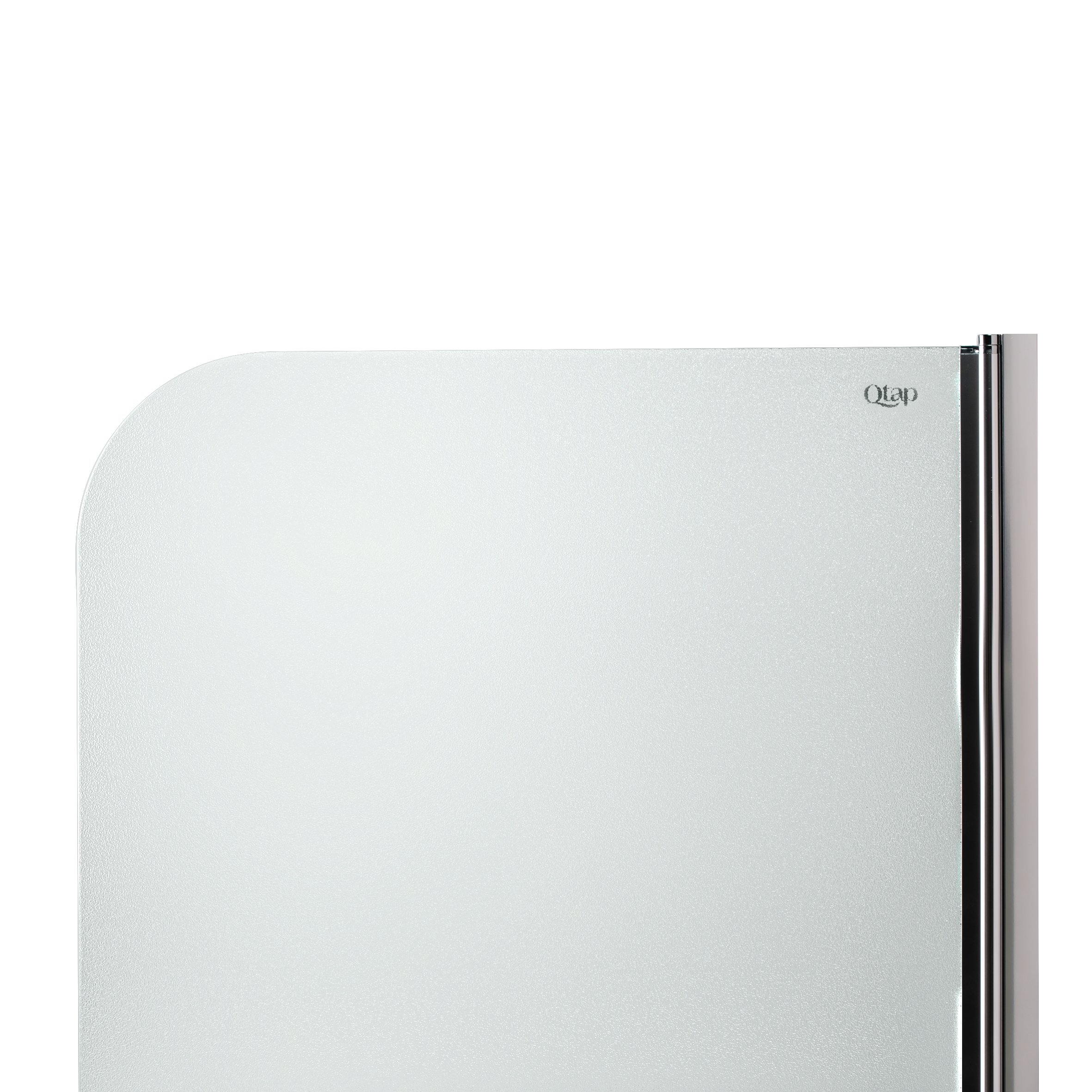 Штора на ванну Qtap Standard CRM407513APR скло Pear 6 мм, 75х140 см, права