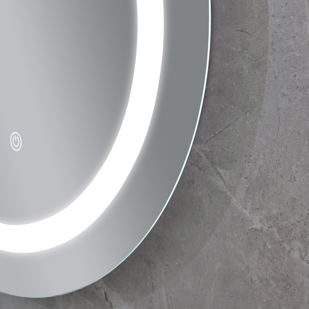 Дзеркало MIXXUS PLAIN MC03-60 з LED Touch, Anti-fog, димером, рег. яскравості (MI6662)
