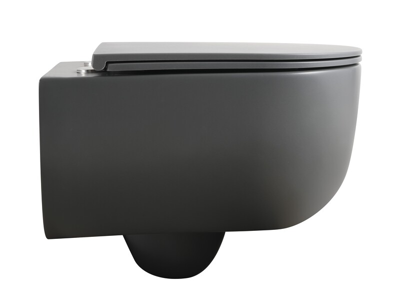 Унітаз підвісний MIXXUS PREMIUM TOPPER-0303-R GRAY 495x370x350mm система змиву RIMLESS (MP6657)