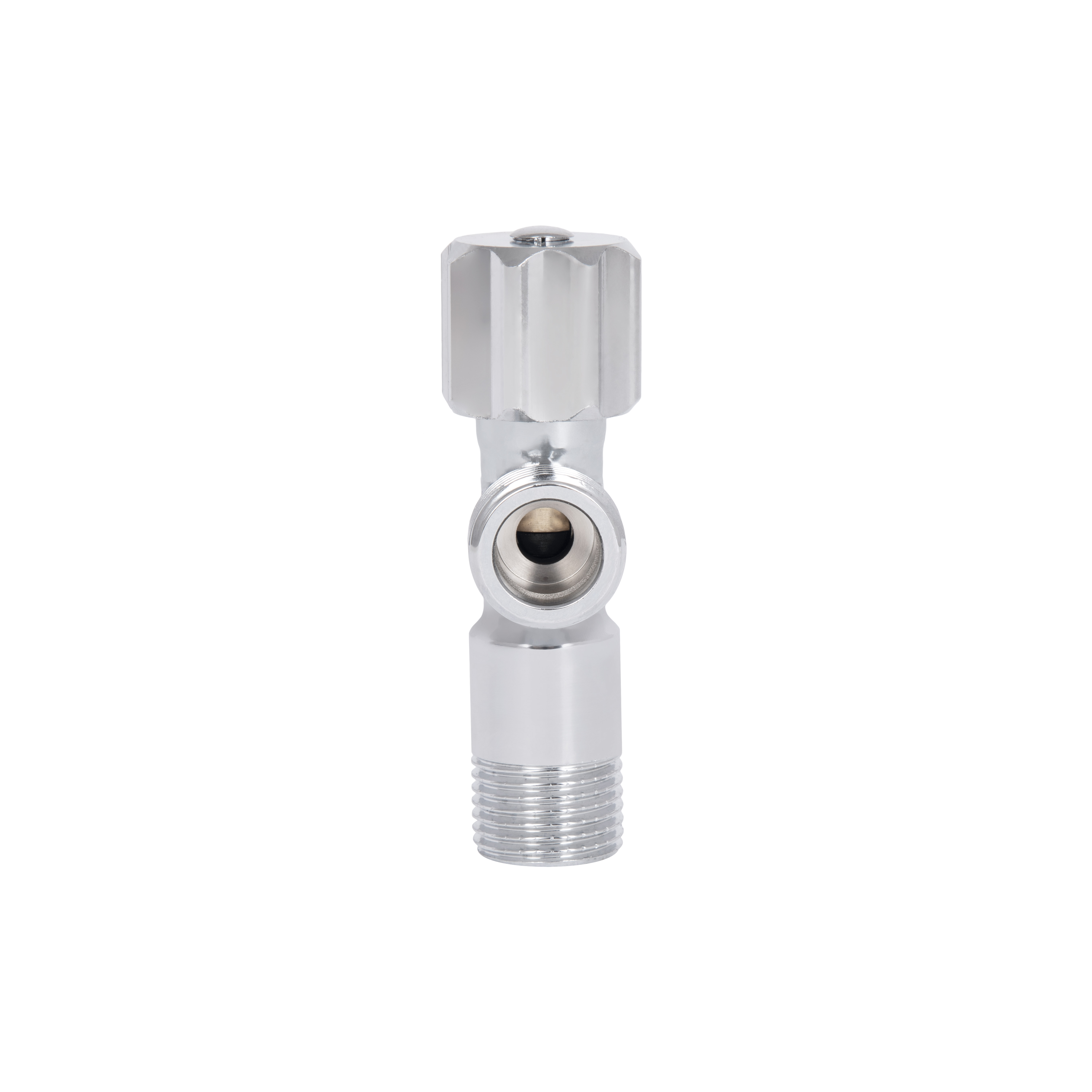 Кран кутовий Thermo Alliance Standart (ручка шестигранник) з вент.буксою 1/2"З х 1/2"З SF3441515