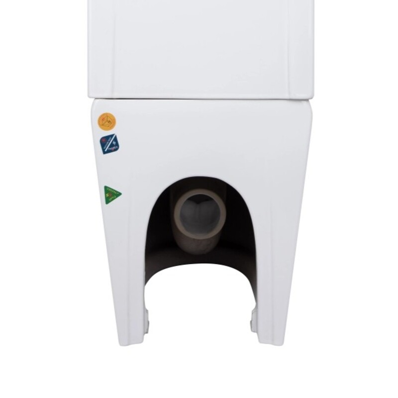 Чаша унітазу-компакту без сидіння MIXXUS ELLIPSE-0403-T3 BOWL 410x360x640 система змиву TORNADO 3.0 (MI8345)