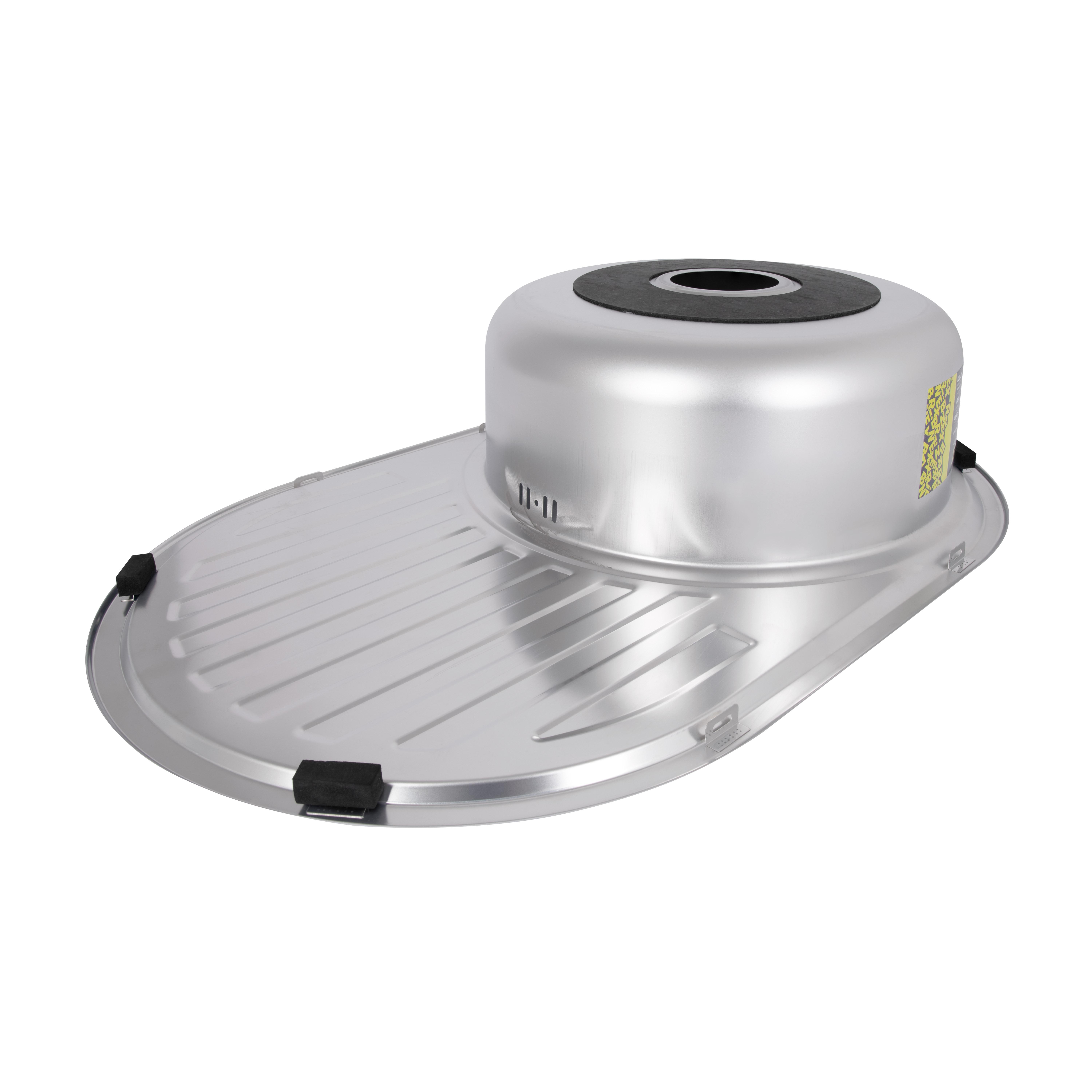 Кухонна мийка Brinex 7750 0,8 мм Satin (BRIN7750SAT08)