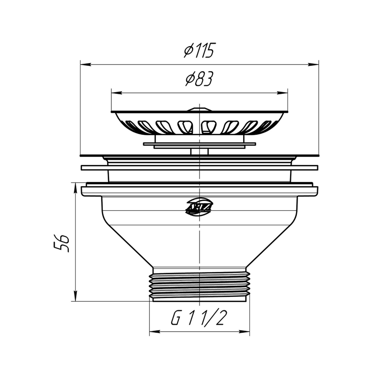 Випуск ANIplast 3 1/2" мм з нержавіючою сіткою M250EU