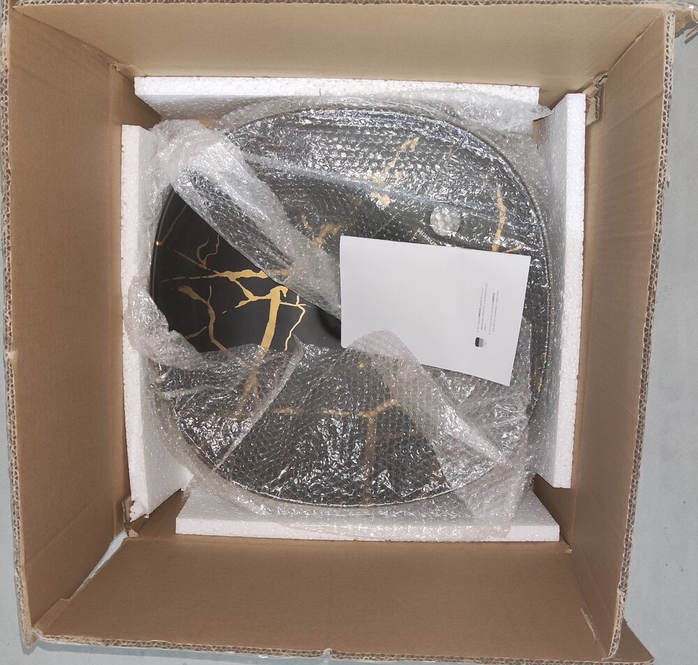 Раковина накладна MIXXUS PREMIUM WAVE-0201 MARBLE 430х430х150mm (отвір під змішувач) (MP6536)
