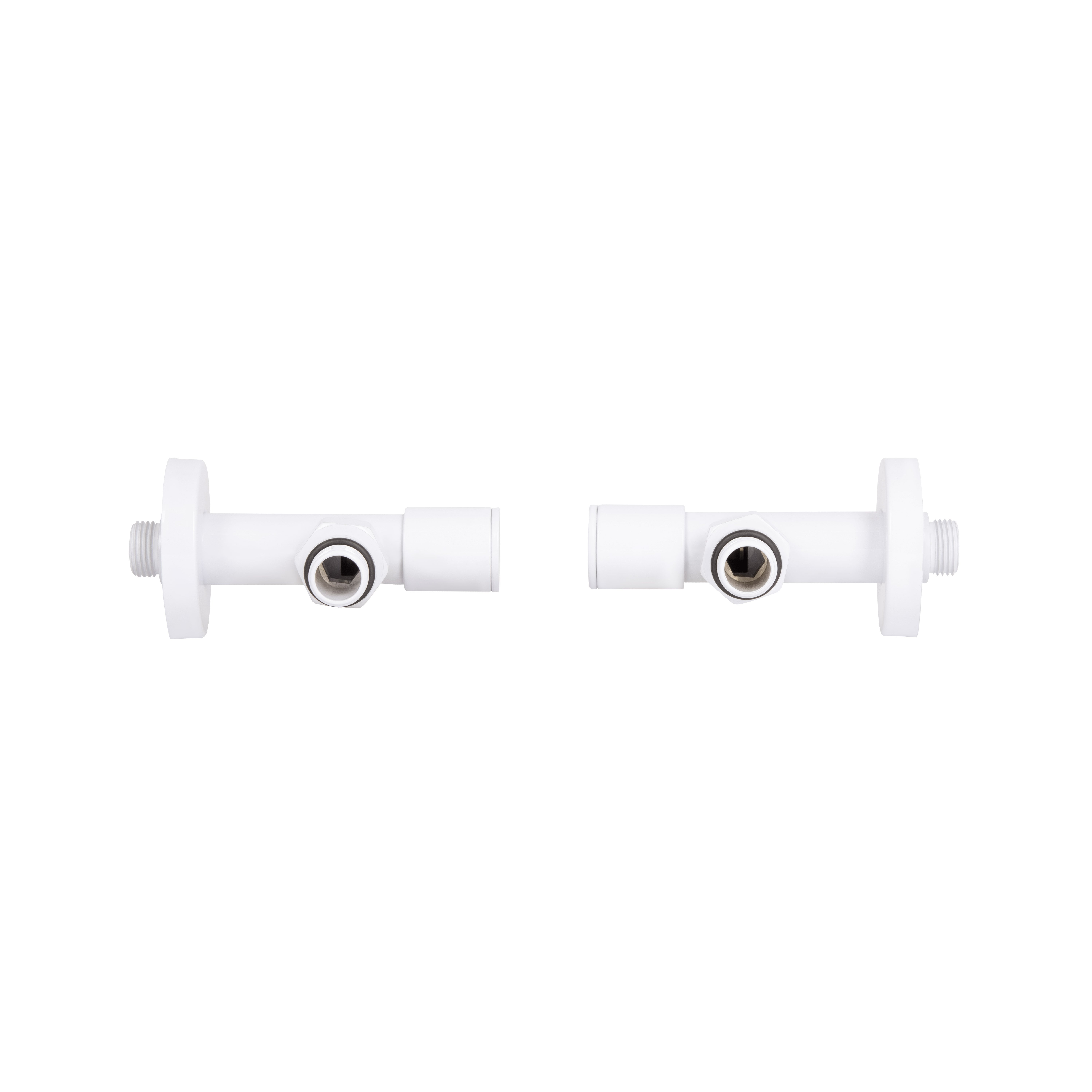 Комплект кранів Thermo Alliance Standart 1/2" З для рушникосушарки кутовий білий SF395W15W