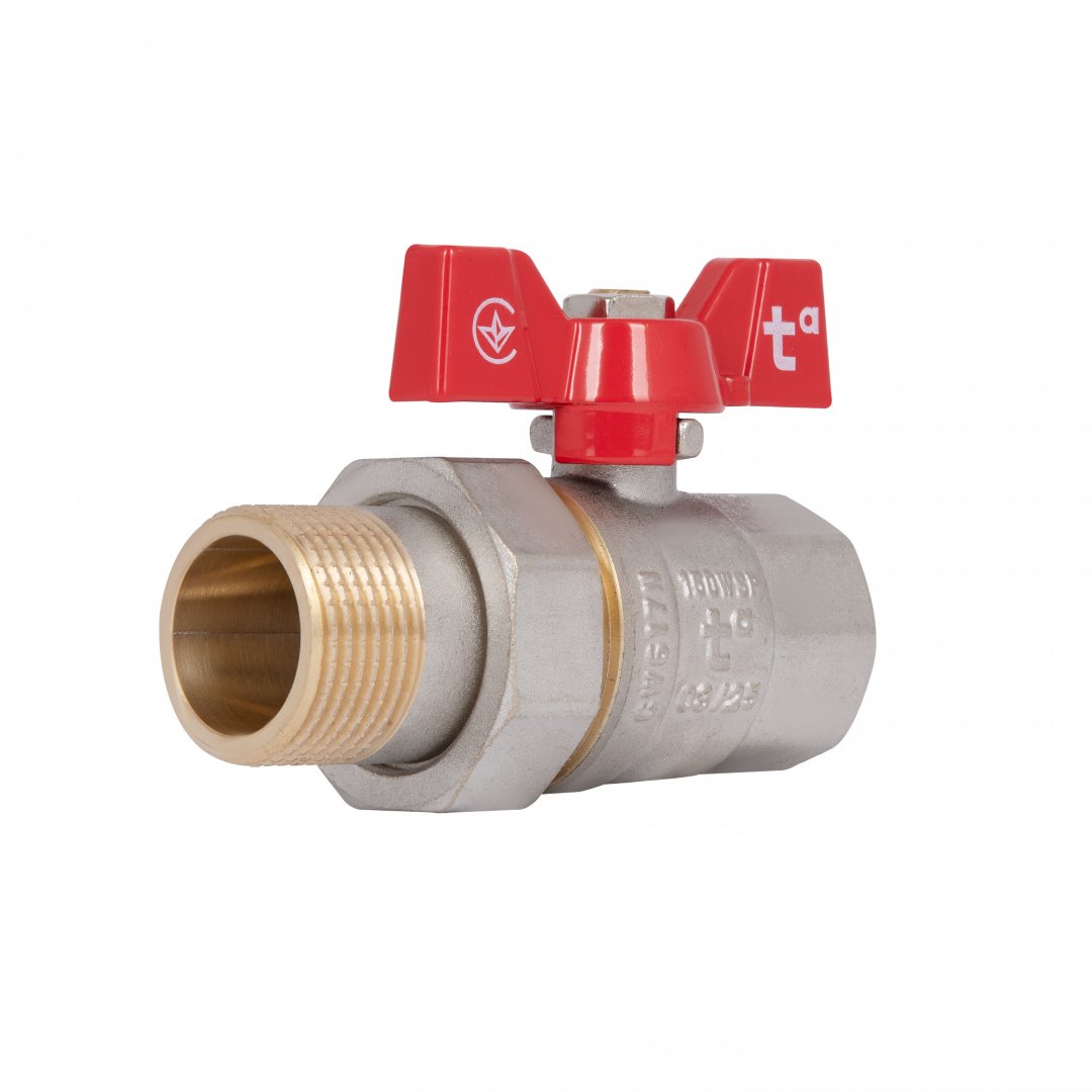 Кран кульовий "Американка" Thermo Alliance Standart 1" ВЗ прямий SD220NW25PN40