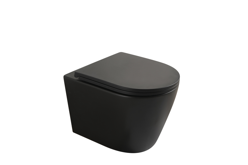 Комплект: MIXXUS PREMIUM BEVEL-SET-2101 BLACK Унітаз система змиву TORNADO 1.0+ Інсталяція KOER KT-0404 + панель KT-0604-05 BLACK MAT (MP6669)