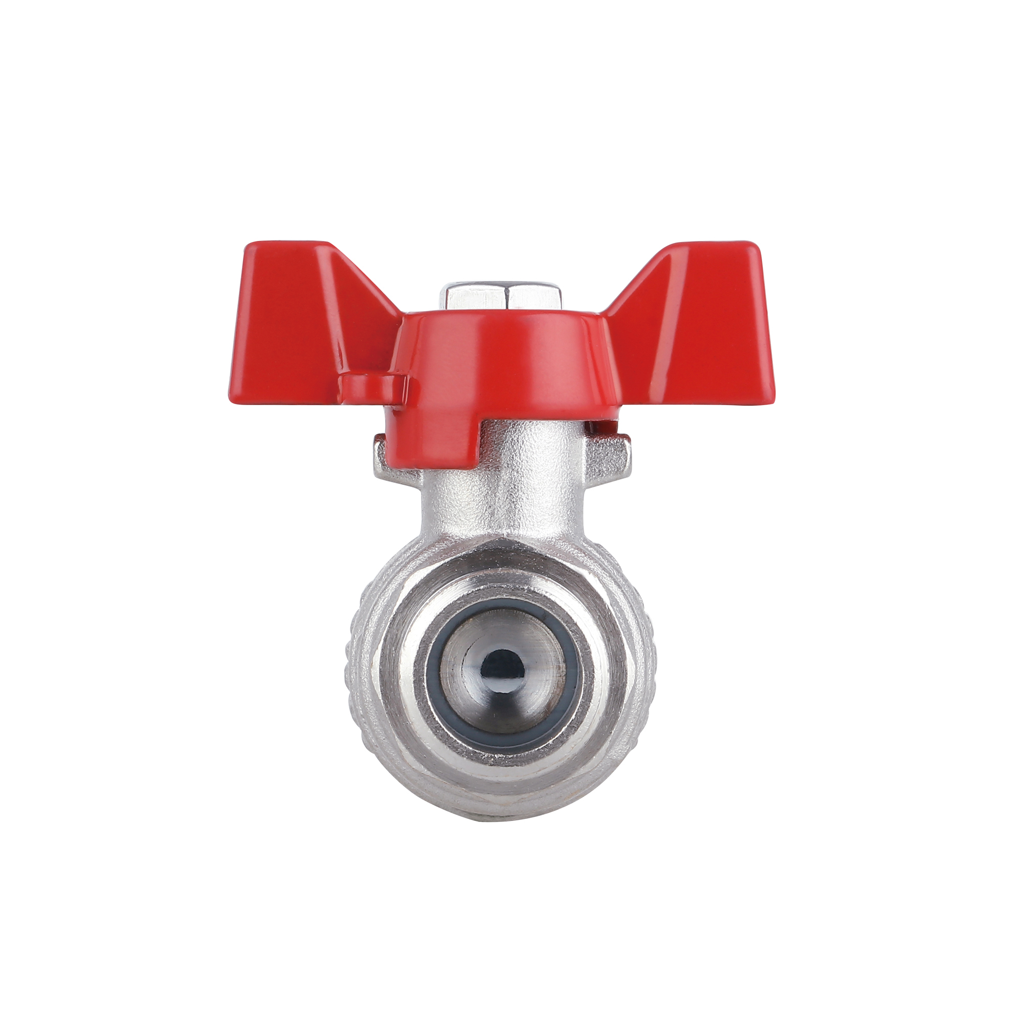 Кран кульовий з накидною гайкою Thermo Alliance Forte 1/2" ВЗ для води прямий SF261W15