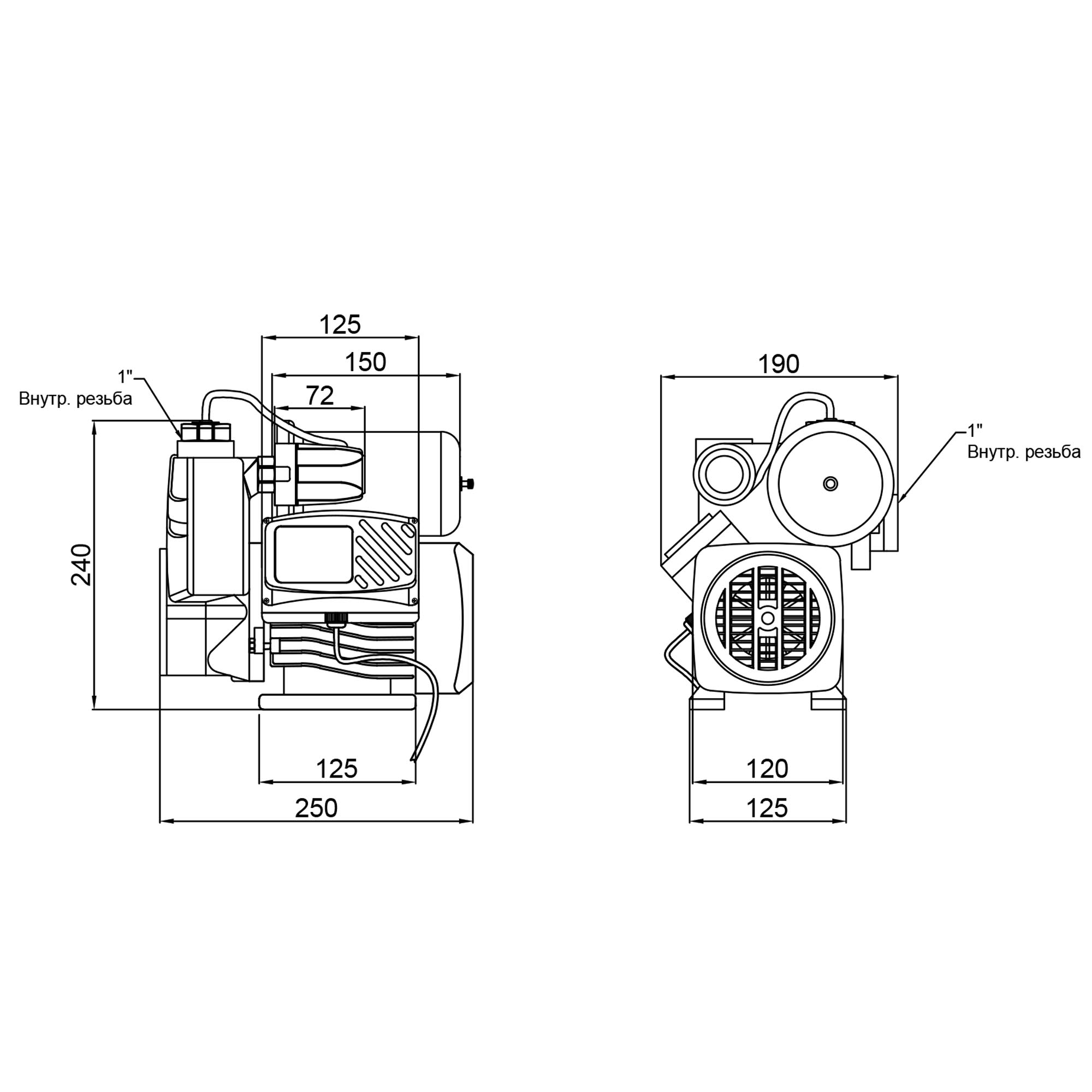 Насосна станція Thermo Alliance PZB450A 0,55 кВт