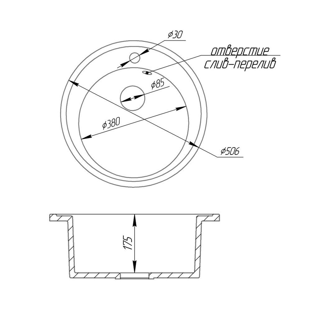 Кухонная мойка Fosto D510 SGA-420 (FOSD510SGA420)