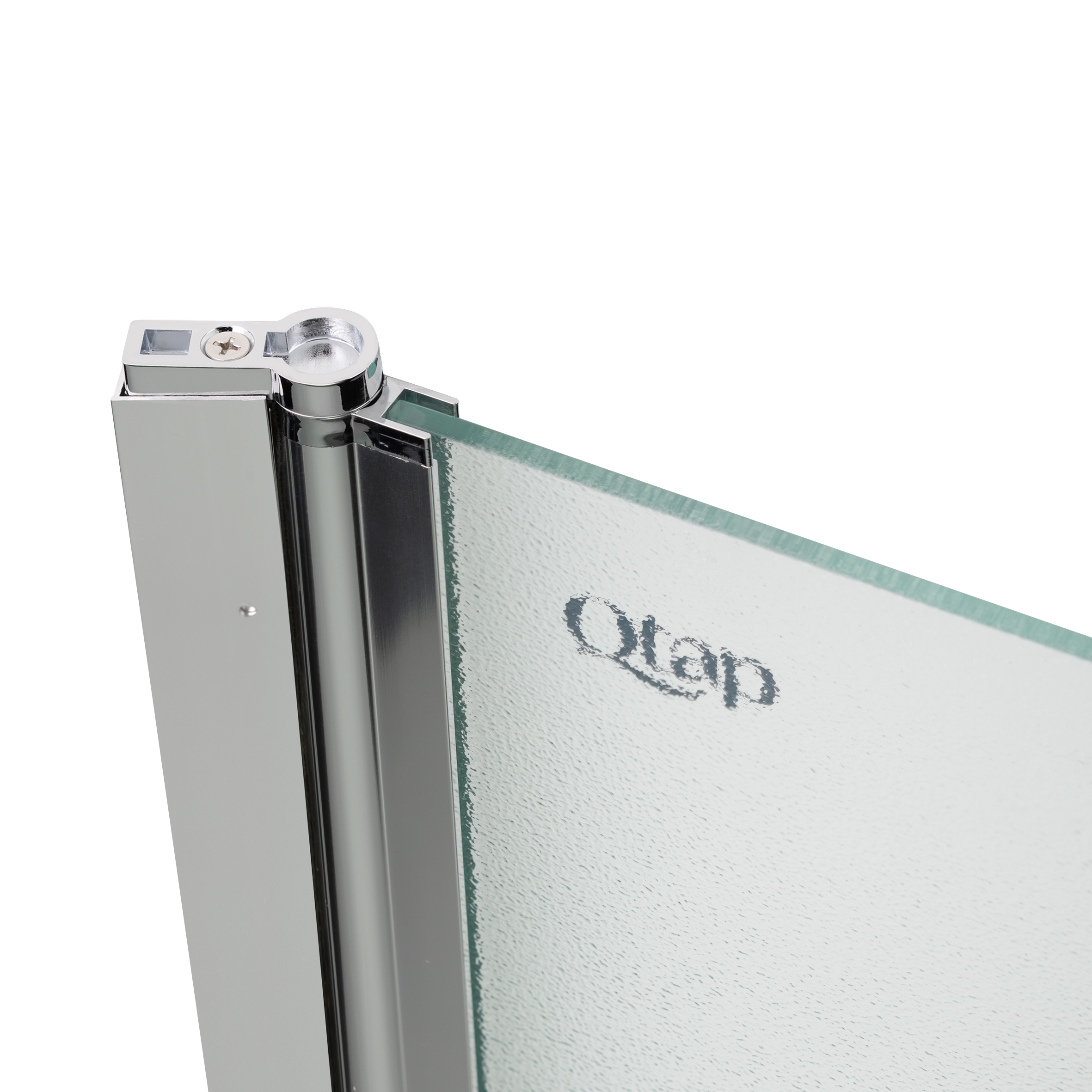 Штора на ванну Qtap Standard CRM407513APL скло Pear 6 мм, 75х140 см, ліва