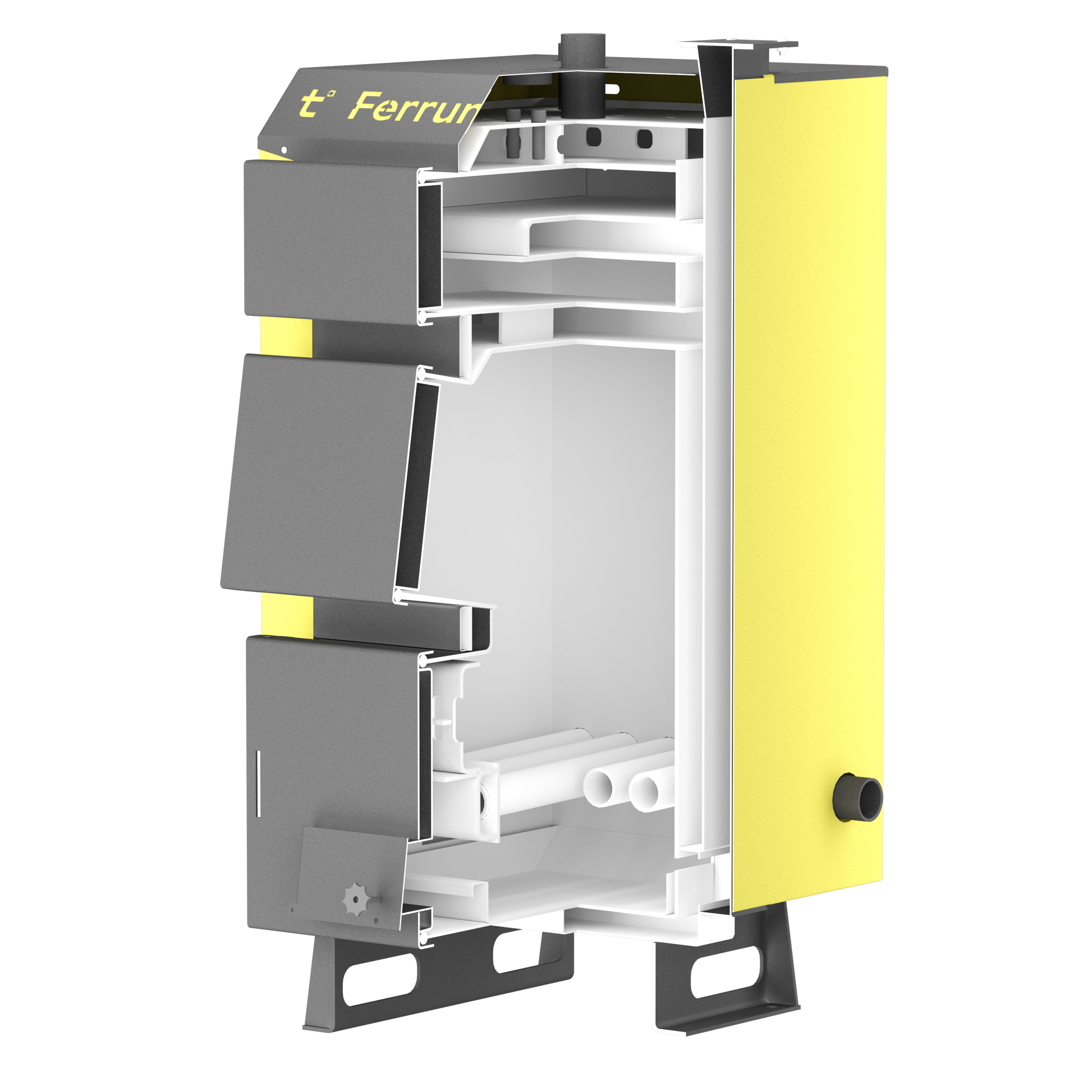 Котел твердопаливний сталевий Thermo Alliance Ferrum W V 5.0 FW 26