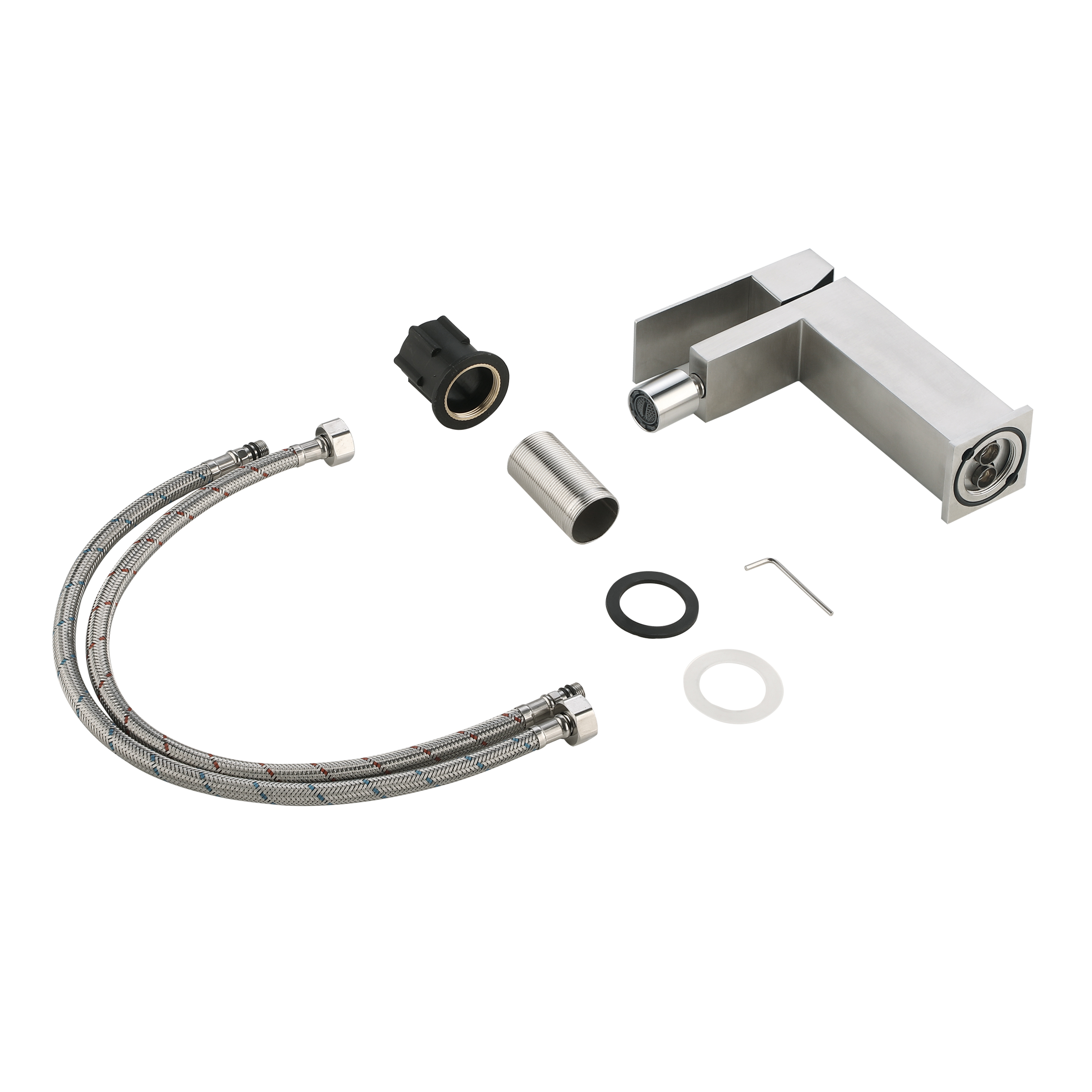 Змішувач для биде Lidz Helix 001AF (k35)  LDHEL001AFNKS49181 Nickel