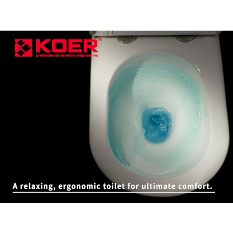 Чаша унітазу-компакту без сидіння KOER TT-0201-T3 BOWL 430x390x675 система змиву TORNADO 3.0 (MI8364)
