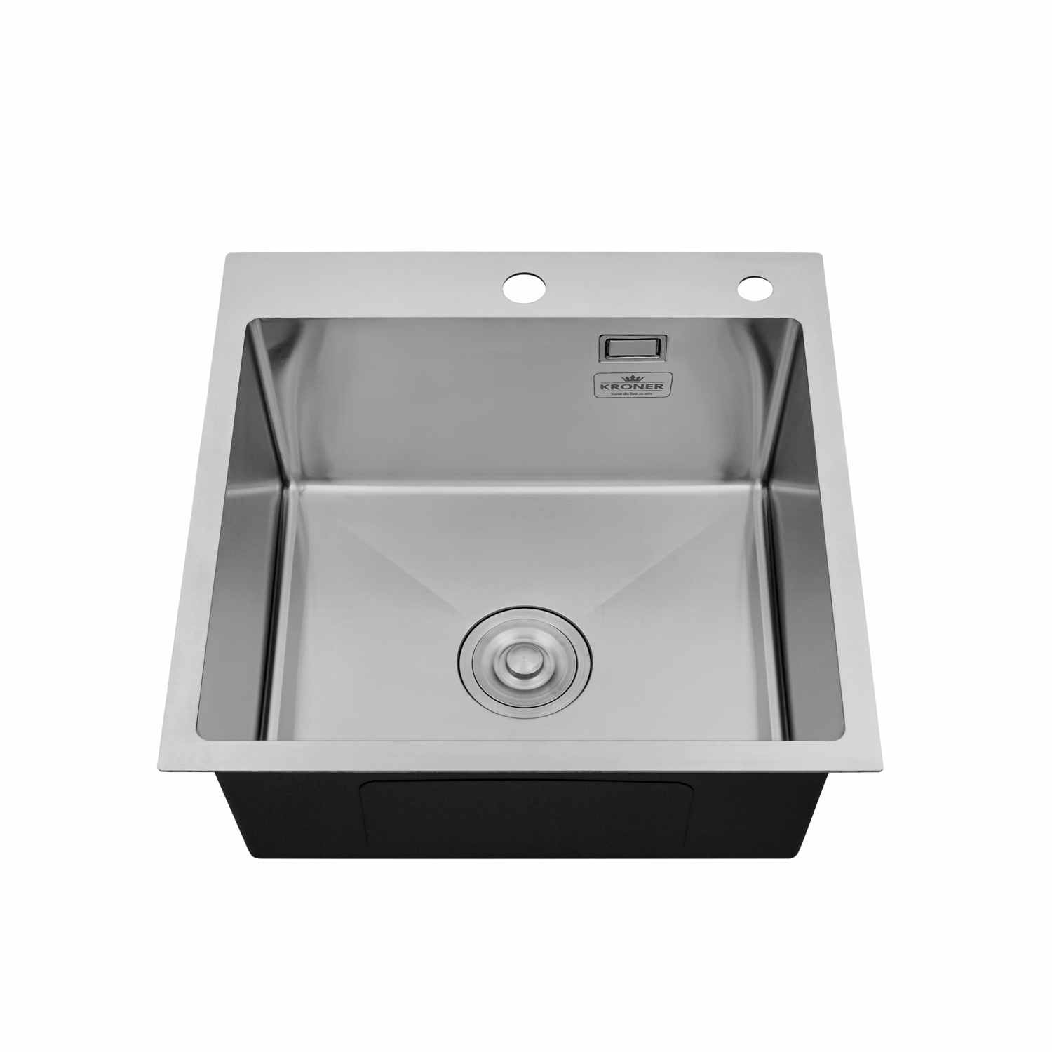 Кухонна мийка Kroner KRP Gebürstet - 4545HM (3.0/1.0 мм)