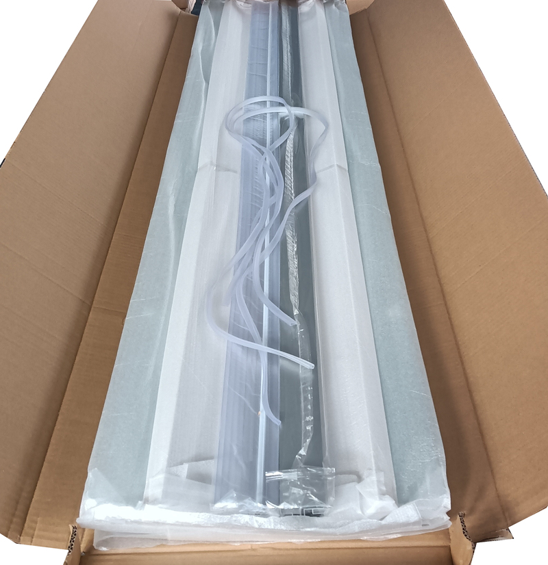 Бокс душовий без гідромасажу з високим піддоном MIXXUS STRONG SB01-90x90x215-FB SATIN матове скло 4мм (MI6884)
