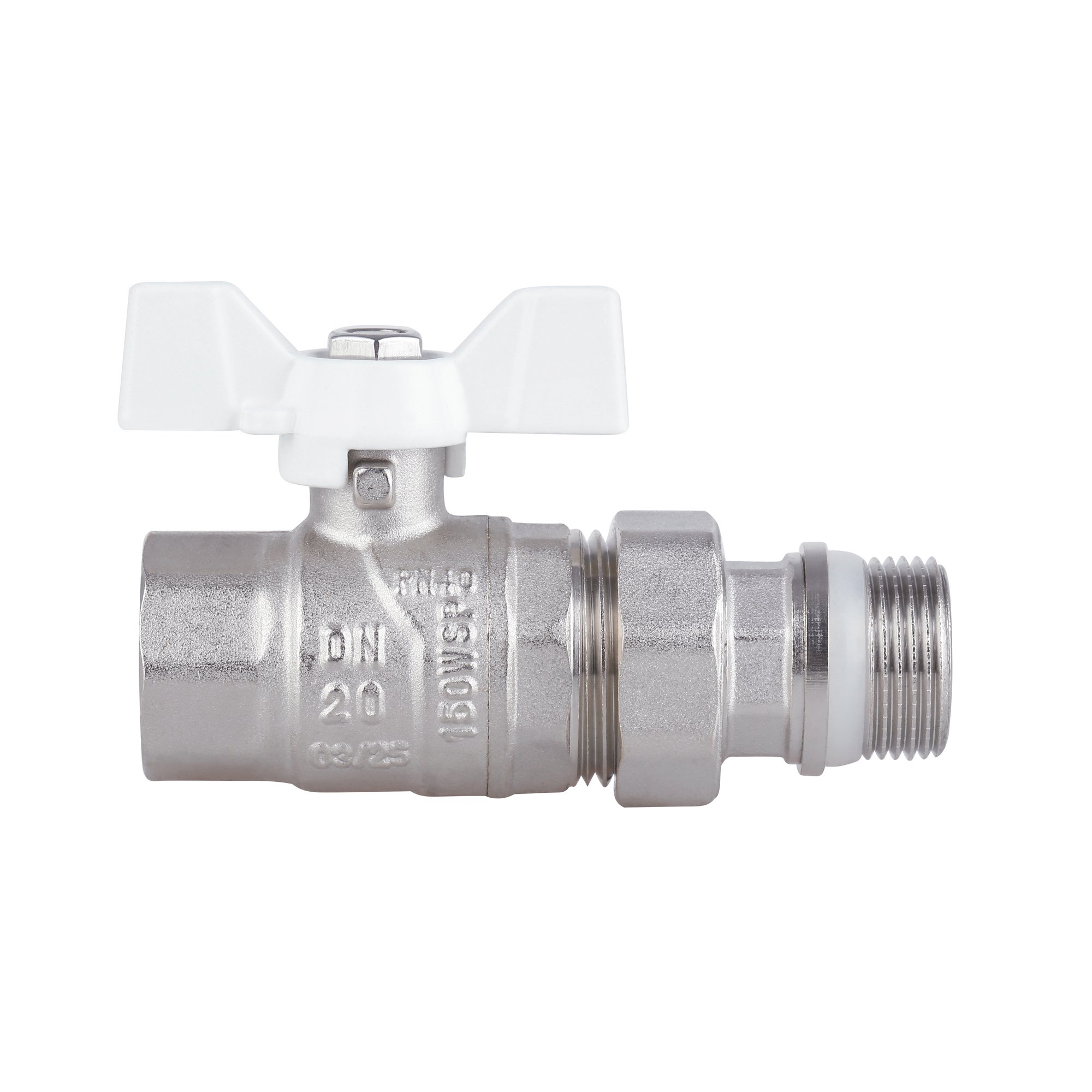 Кран кульовий "Американка" Thermo Alliance Forte 3/4" з антипротіканням прямий SF222W20