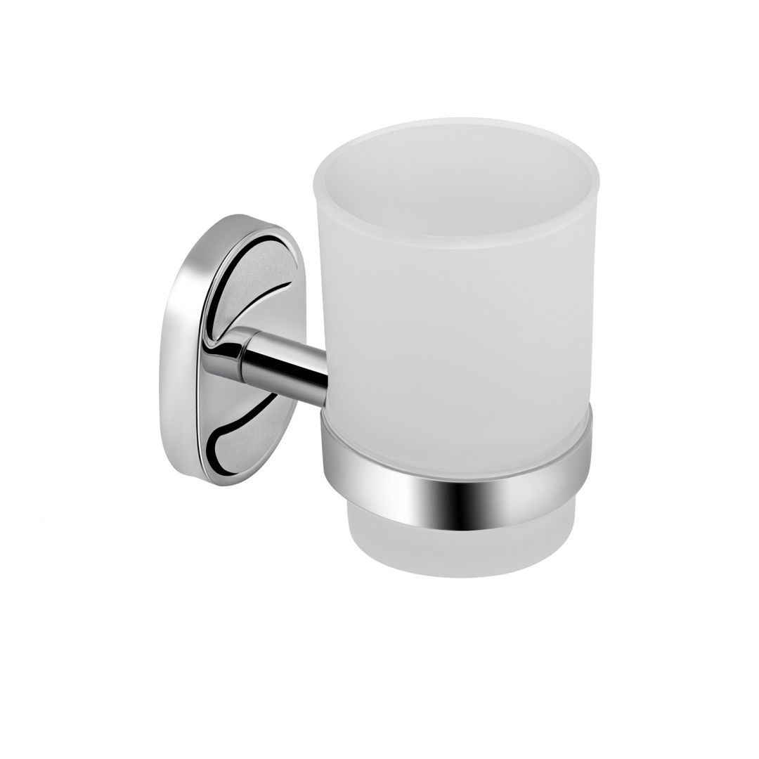 Склянка з тримачем для ванної кімнати Kroner KRM Elbe - ACG2906