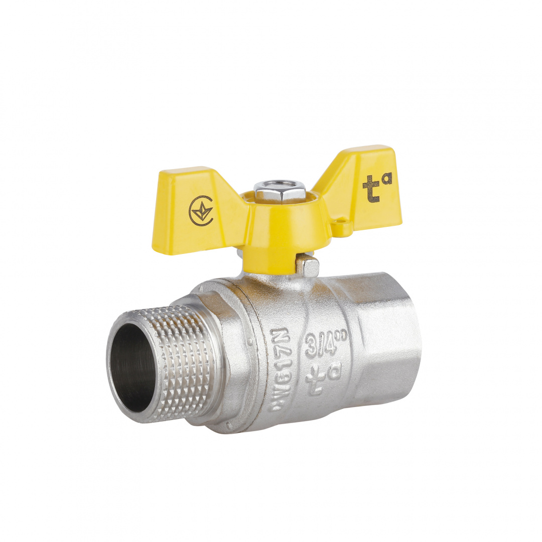Кран кульовий Thermo Alliance Forte 3/4" ВЗ для газа (метелик) SF607G20